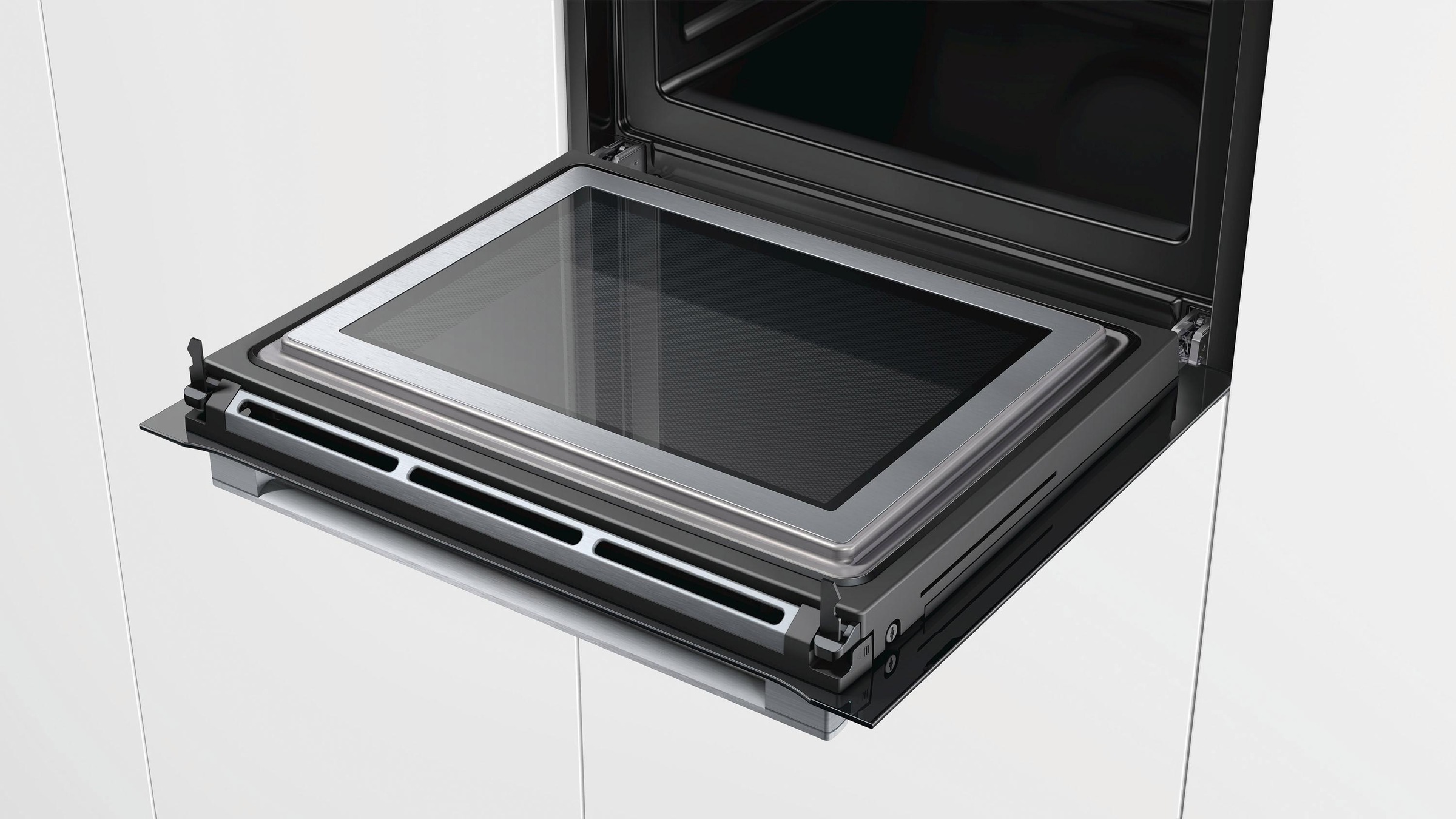 BOSCH Backofen mit Mikrowelle  »HMG6764B1«, mit 1-fach-Teleskopauszug, Pyrolyse-Selbstreinigung