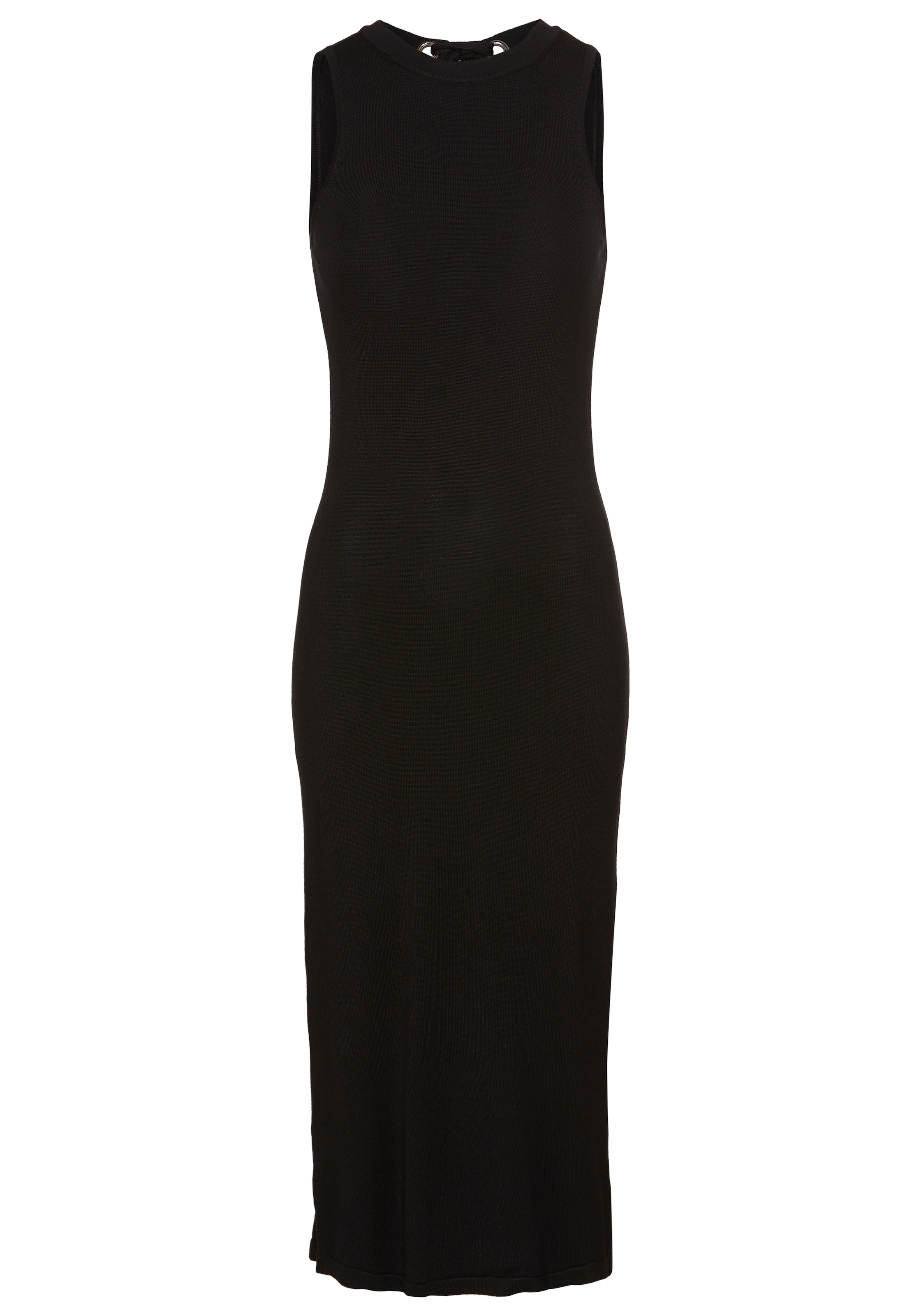 Laura Scott Strickkleid, mit Schlitz hinten, Bindeband-Applikation hinten - NEUE KOLLEKTION