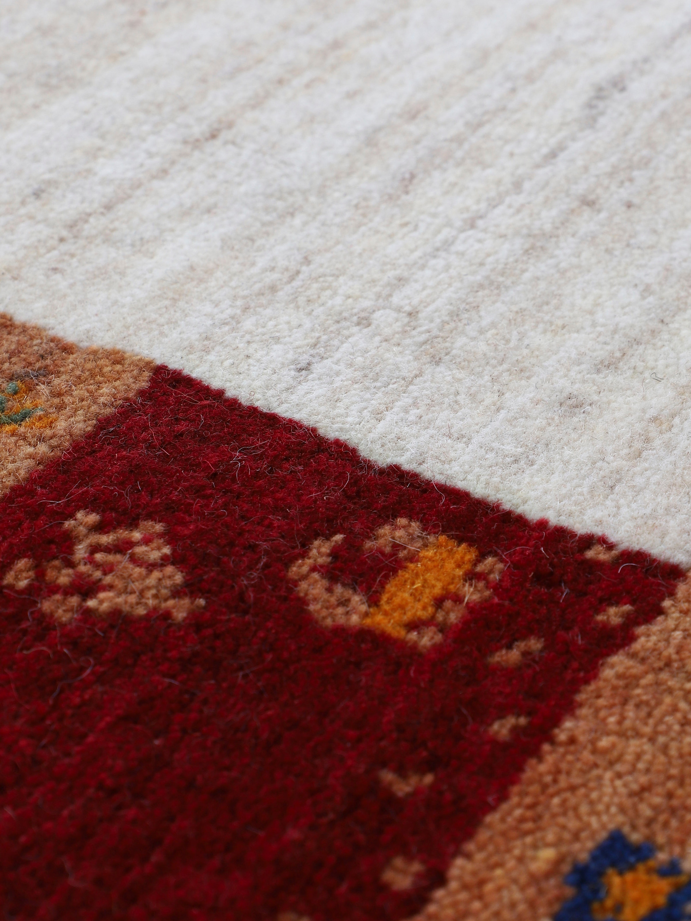 carpetfine Wollteppich »Gabbeh Nura«, rechteckig, Sehr weicher Flor