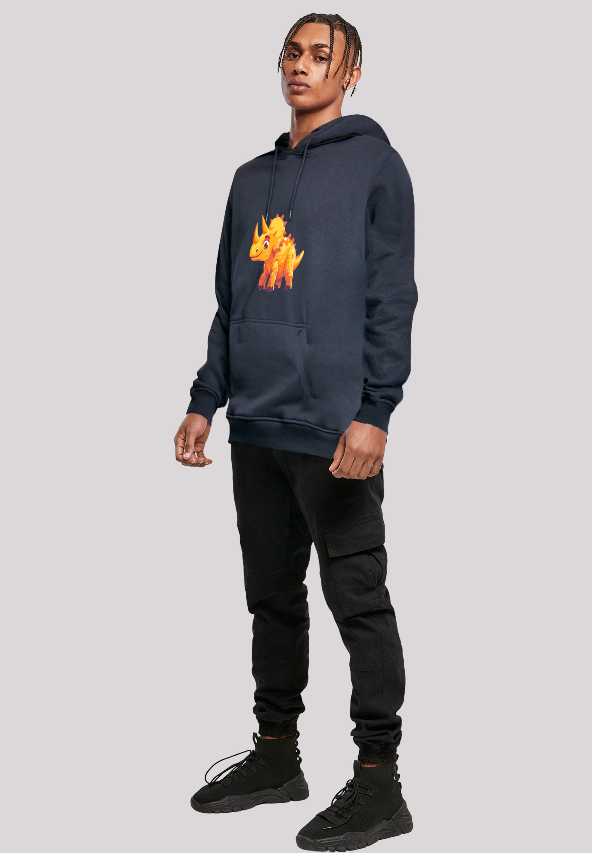 F4NT4STIC Kapuzenpullover »Süßer Triceratops Dinosaurier«, Premium Qualität