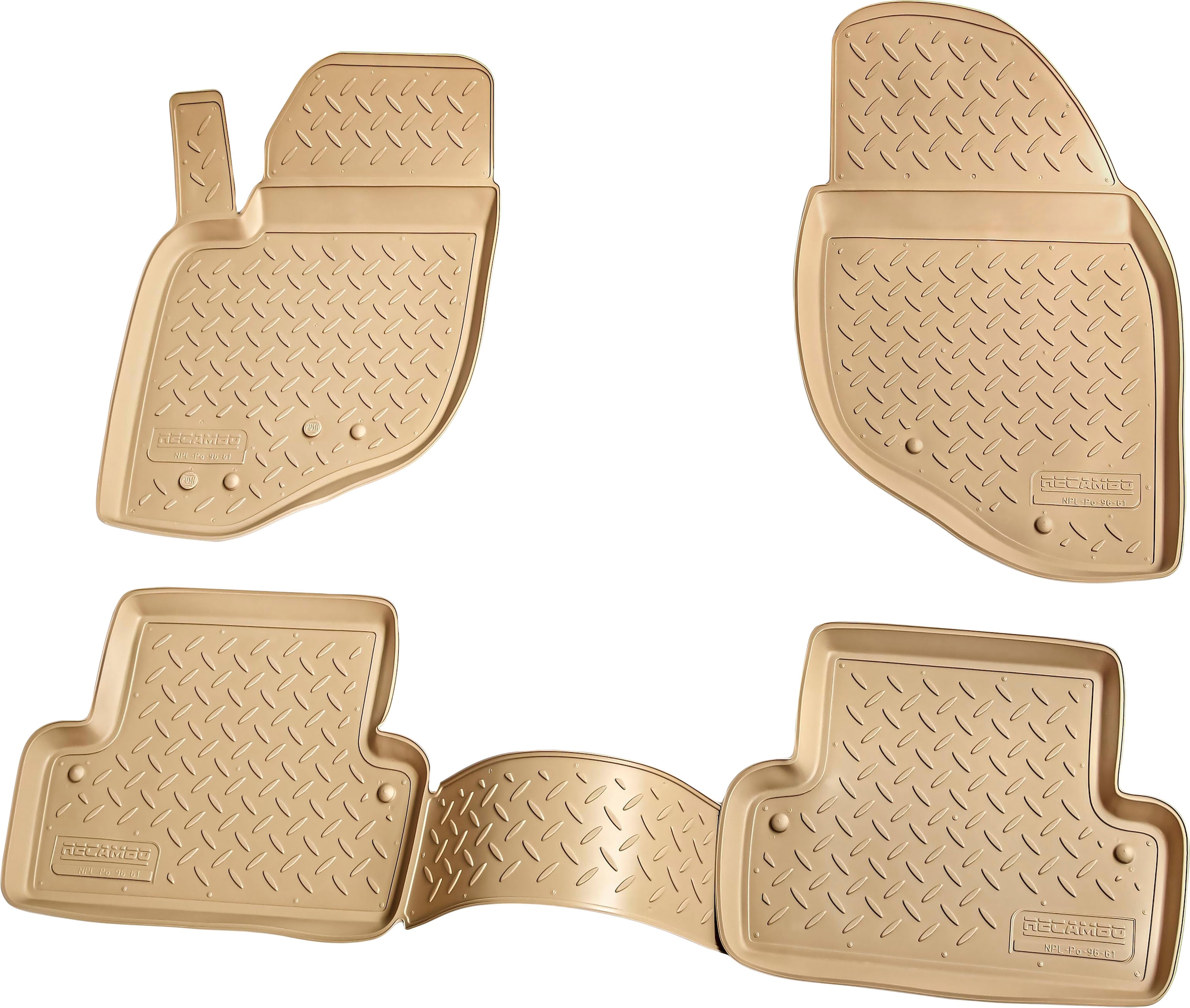 RECAMBO Passform-Fußmatten »CustomComforts«, VOLVO, S60, (Set, 4 St.), 2000  - 2009, perfekte Passform günstig | BAUR | Automatten