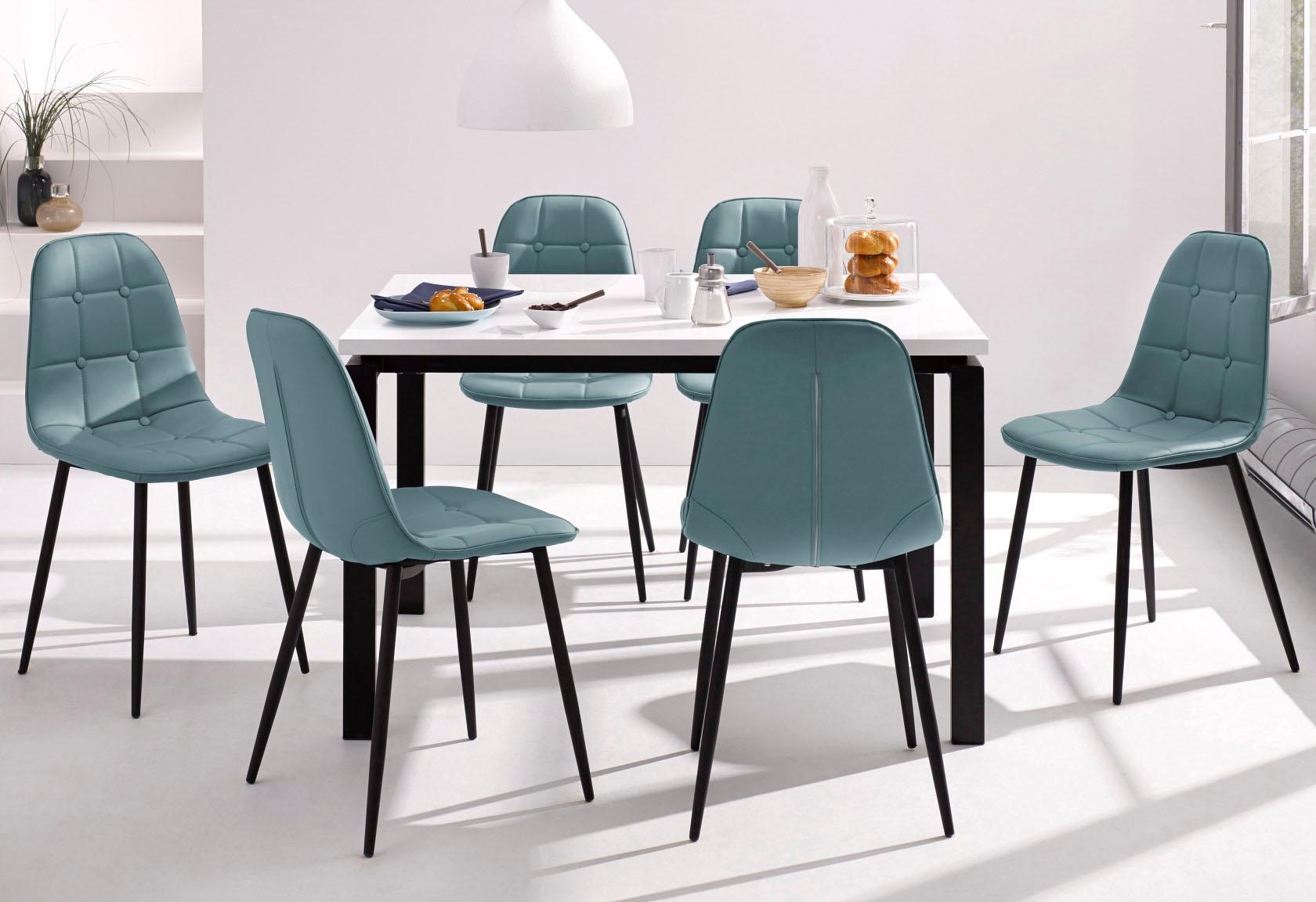 OTTO home Essgruppe Set, 5 Stk. tlg. Esstisch, Breite 120 cm und 4 Esszimme günstig online kaufen