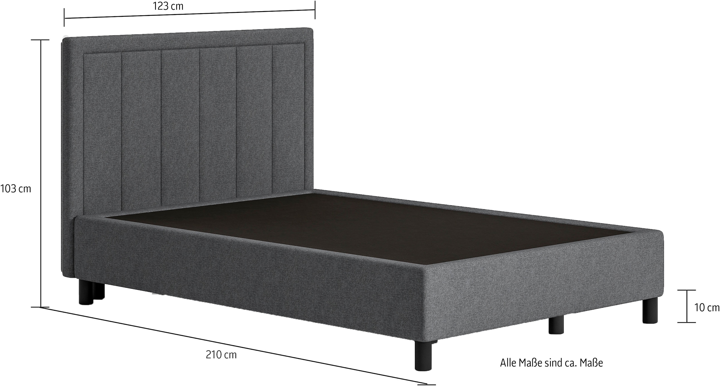 ATLANTIC home collection Boxbett »Serenity«, wahlweise mit Matratze