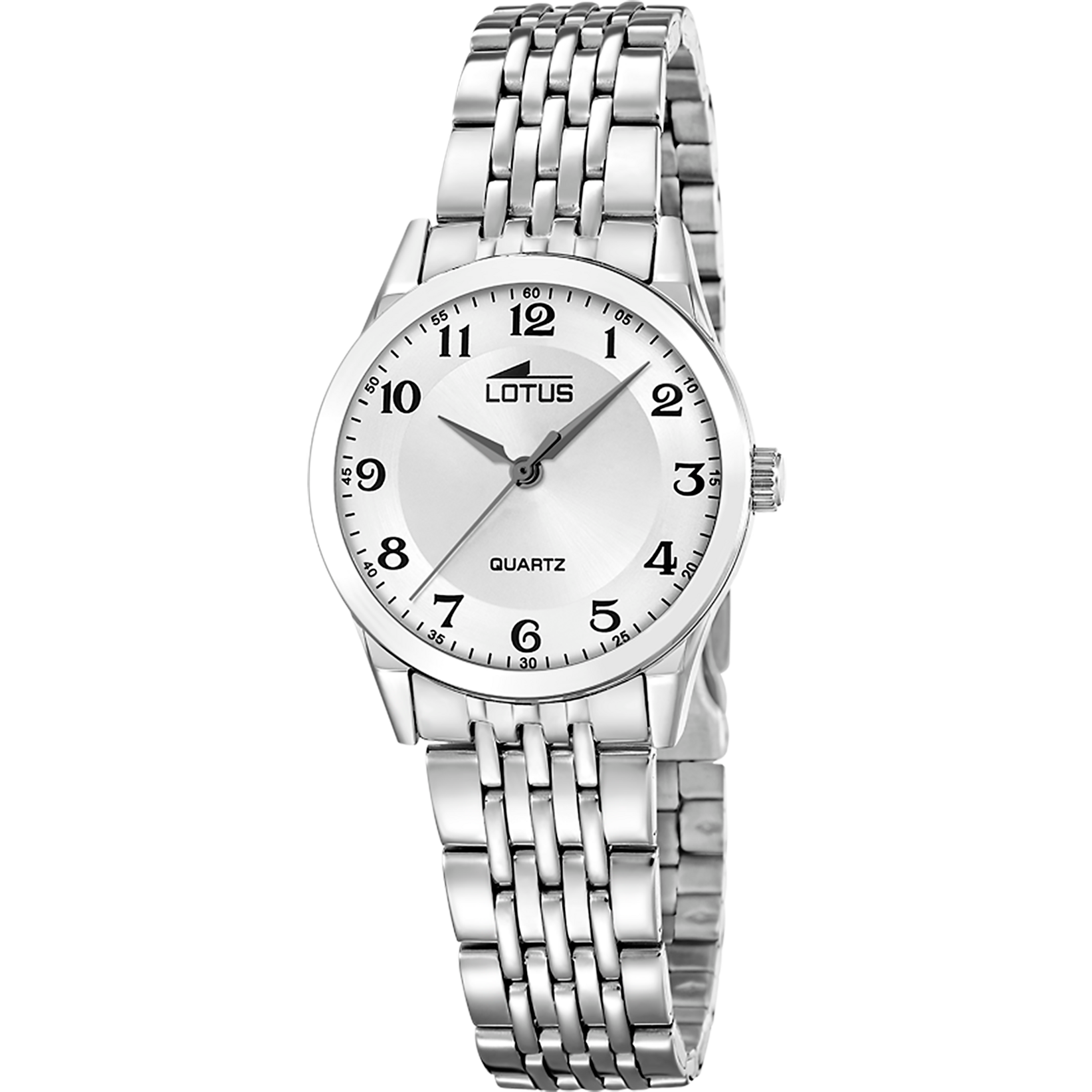 Lotus Quarzuhr »Classic Steel« Armbanduhr, Damenuhr, Edelstahlarmband, analog