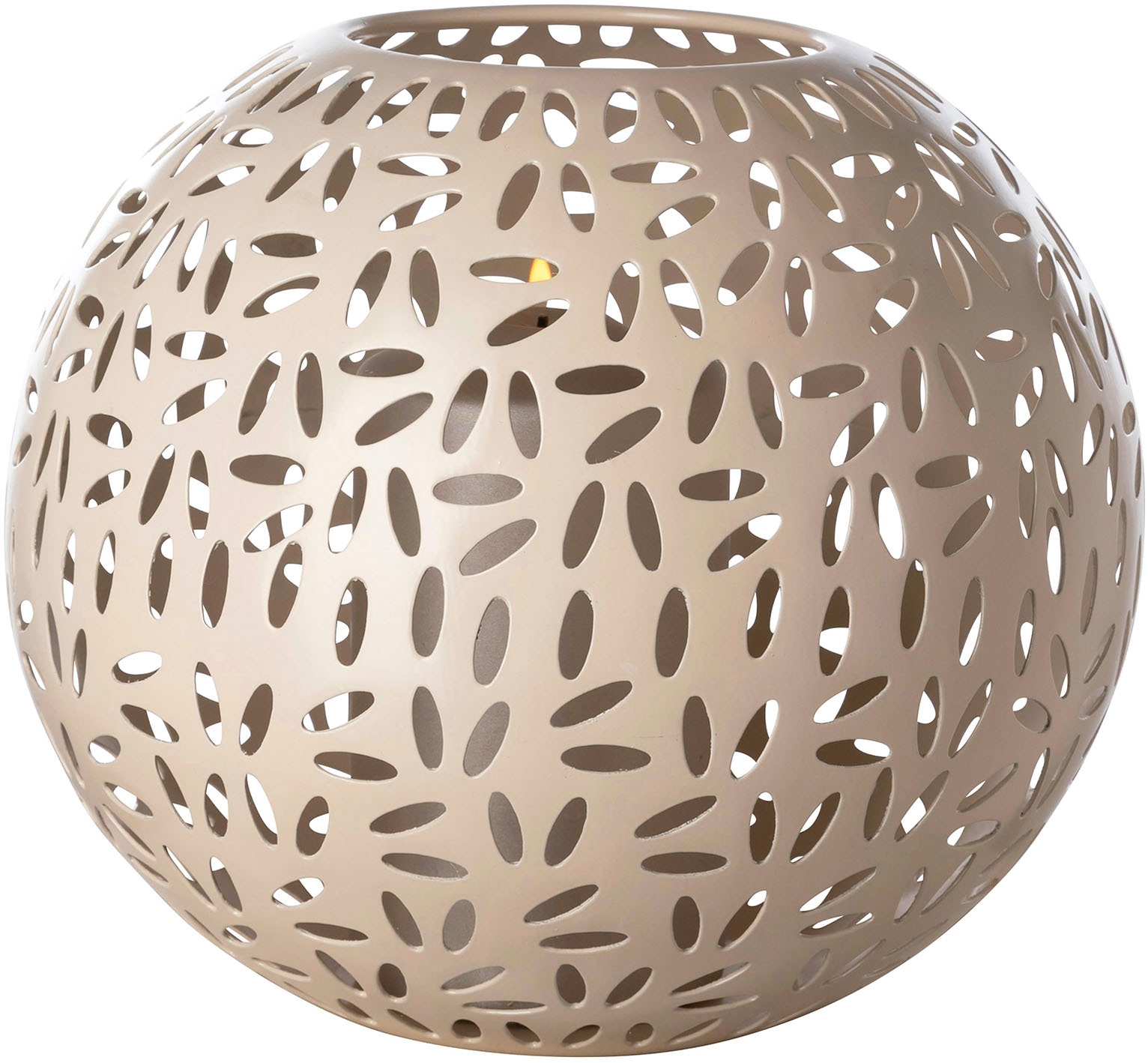 Fink Windlicht "DARIA" Kerzenhalter aus Eisen, pulverbeschichtet, mit Cut-O günstig online kaufen