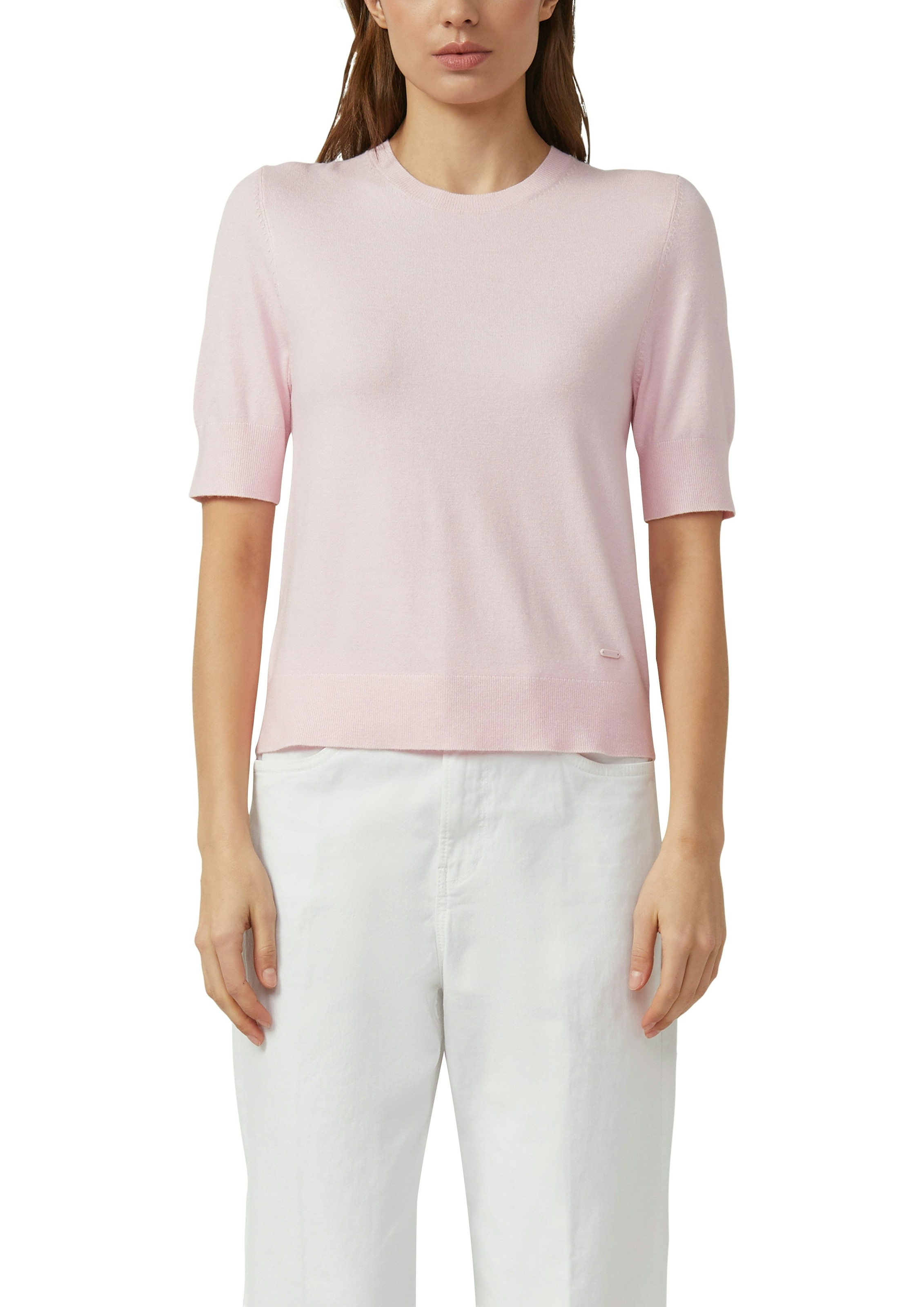 s.Oliver Strickpullover Halbarm-Strick mit Viskose