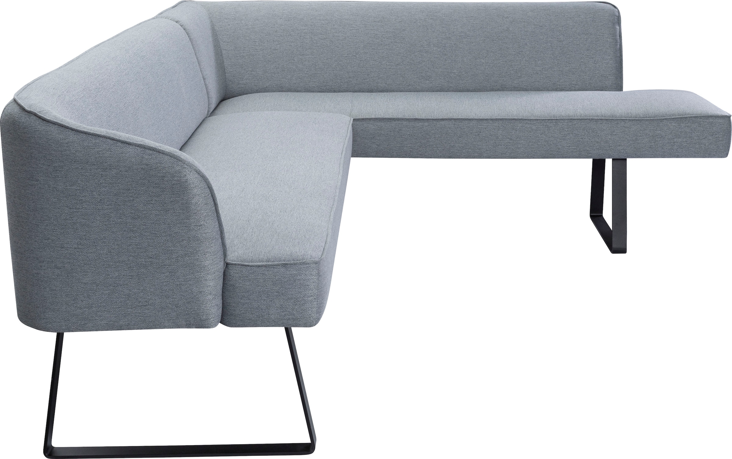 in Keder mit »Americano«, Eckbank verschiedenen fashion Qualitäten bestellen - und exxpo Metallfüßen, BAUR Bezug sofa |