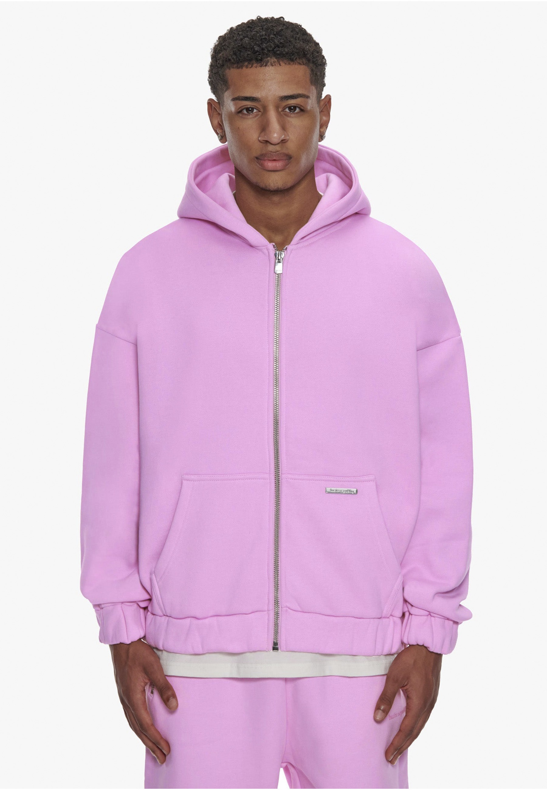 Dropsize Sweatjacke »Dropsize Herren Super Heavy Blank Zip-Hoodie«