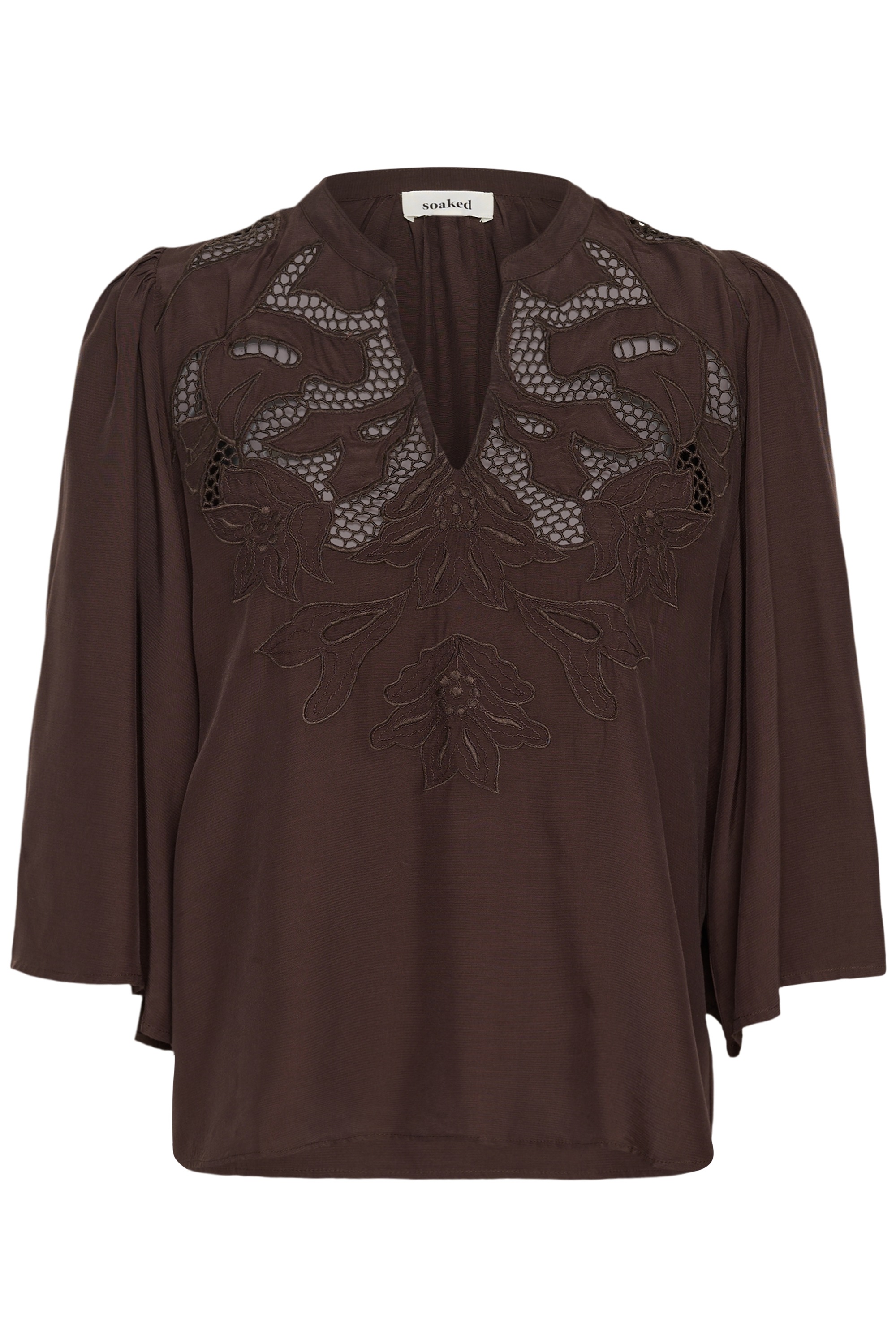 SOAKED IN LUXURY Langarmbluse "Damen Bluse langarm SLLantana"
