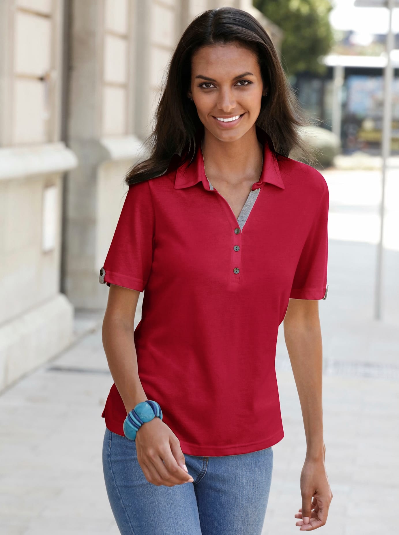 Casual Looks Poloshirt "Poloshirt", 1 Stk. günstig online kaufen
