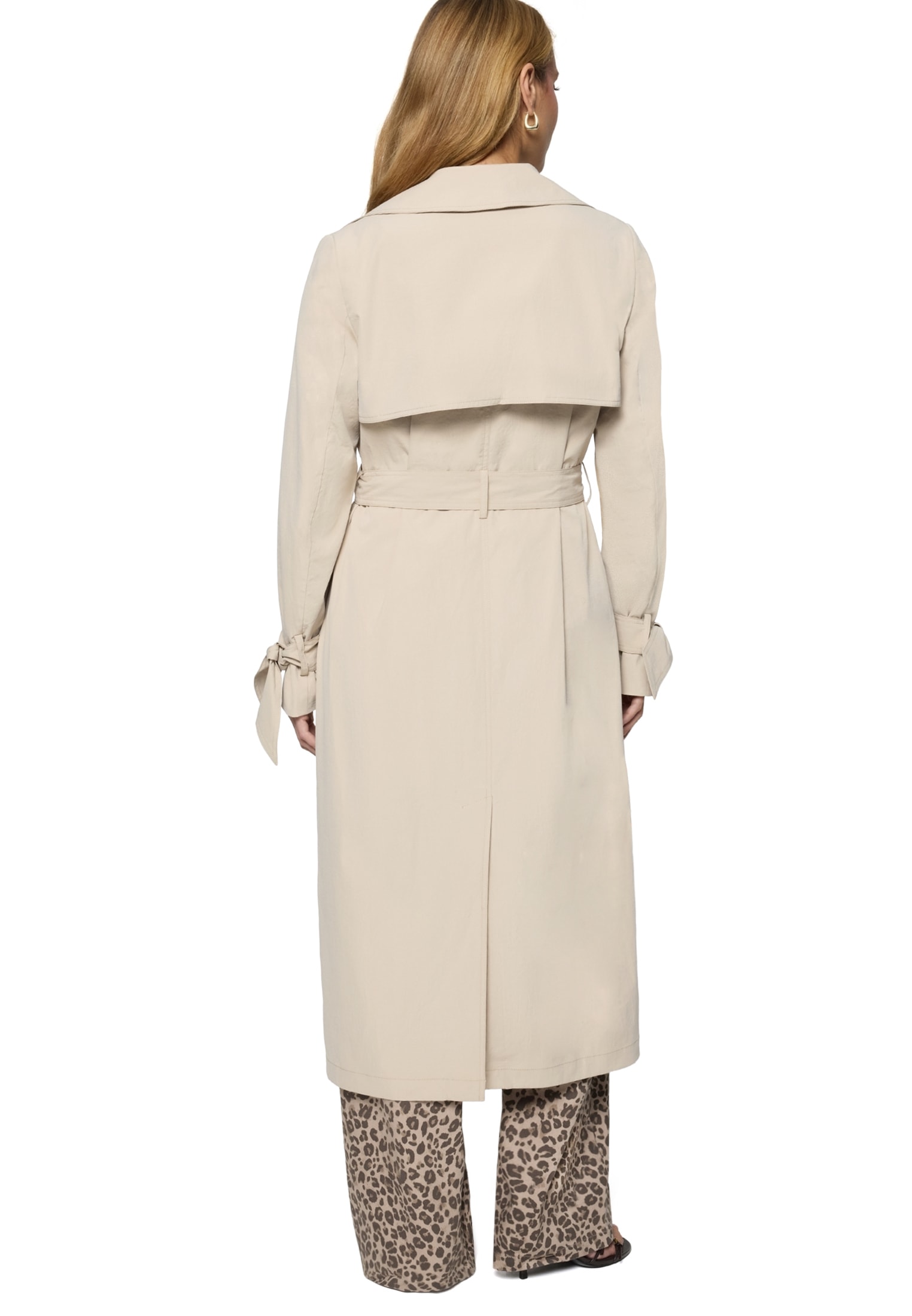 Zero Langmantel »Damen mit Bindegürtel«