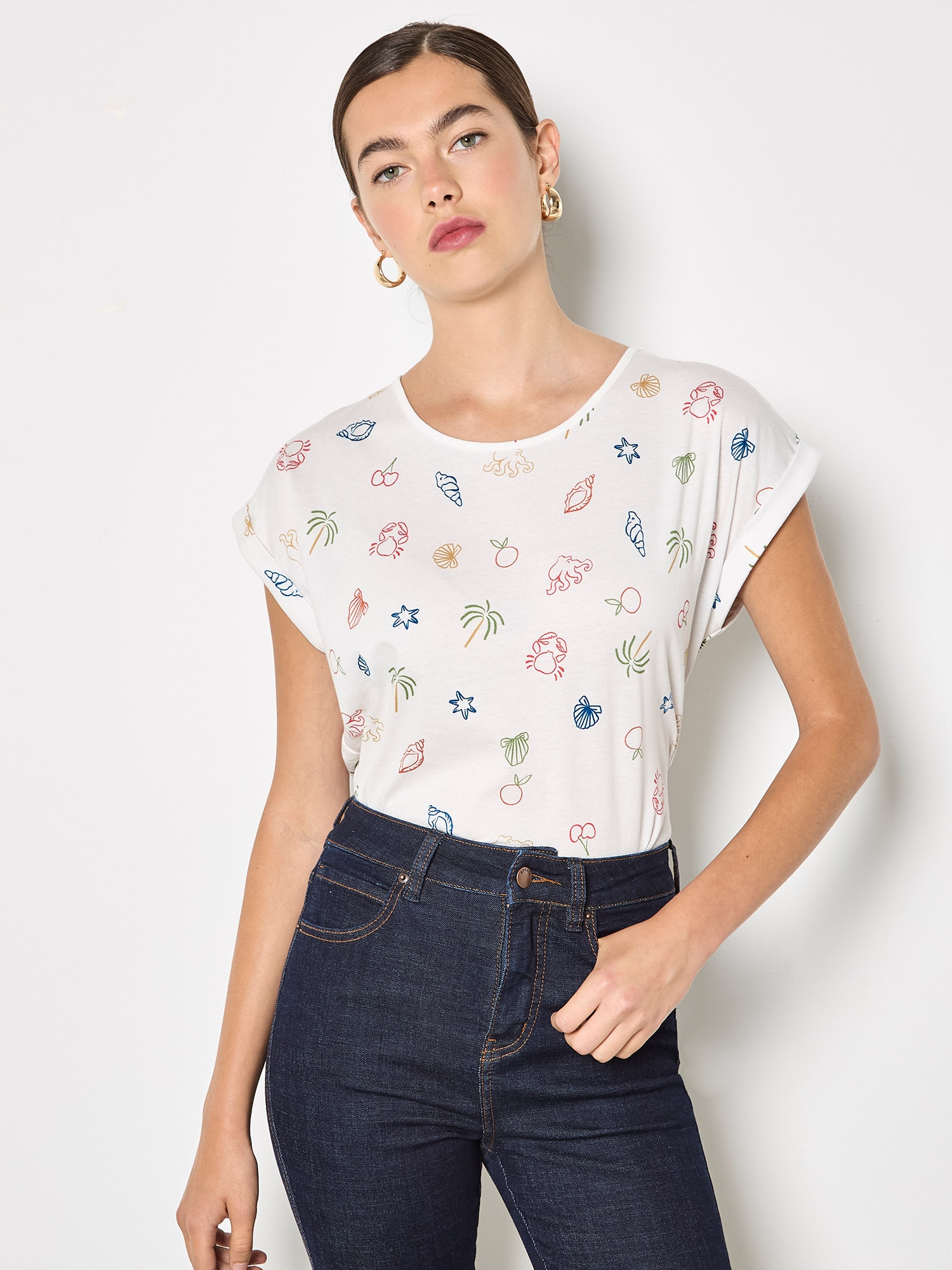 Apricot T-Shirt "Buntes Jersey-T-Shirt"