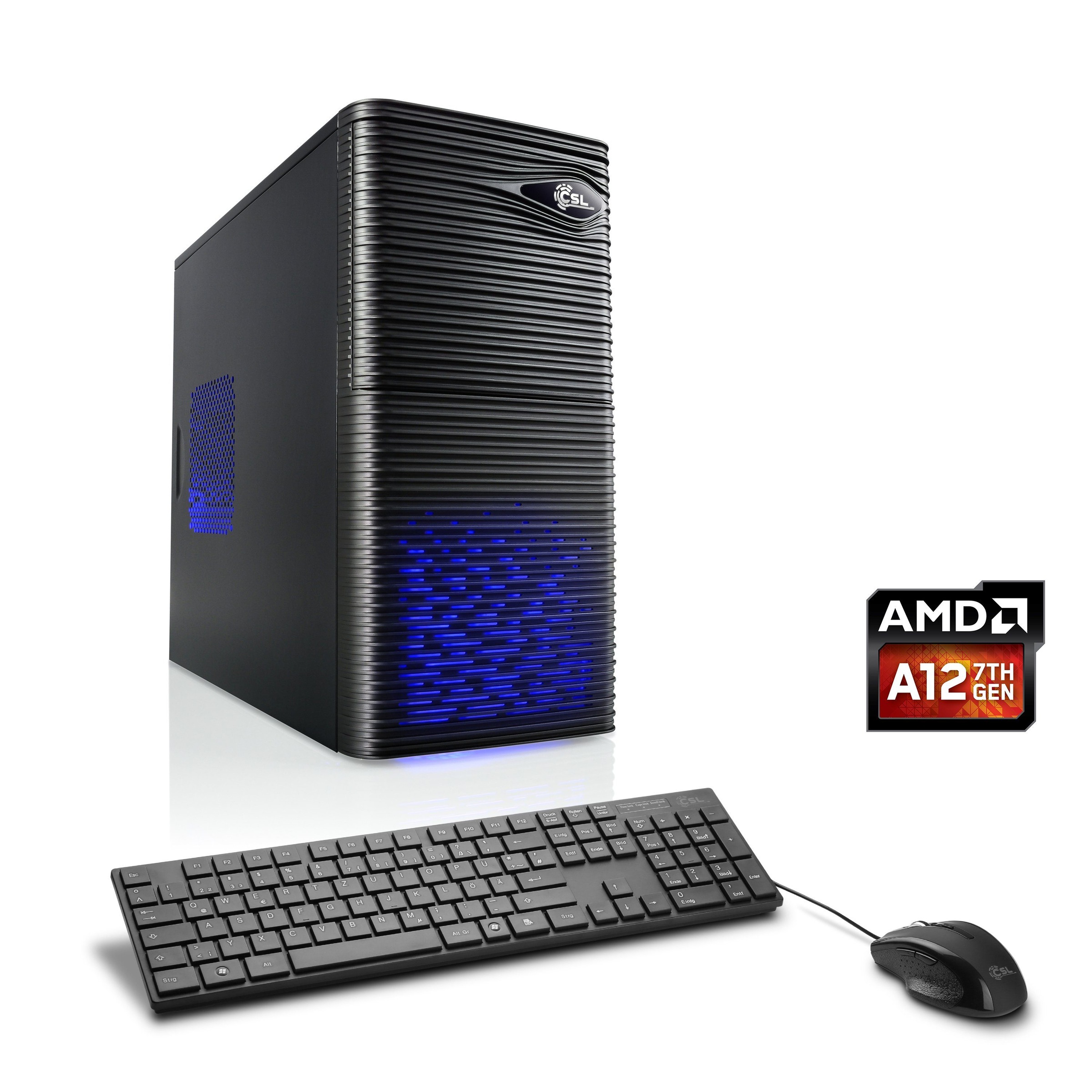 Csl Multimedia Pc Amd A12 9800 Radeon R7 16 Gb Ddr4 Ram Ssd Sprint T6677 Windows 10 Home Baur