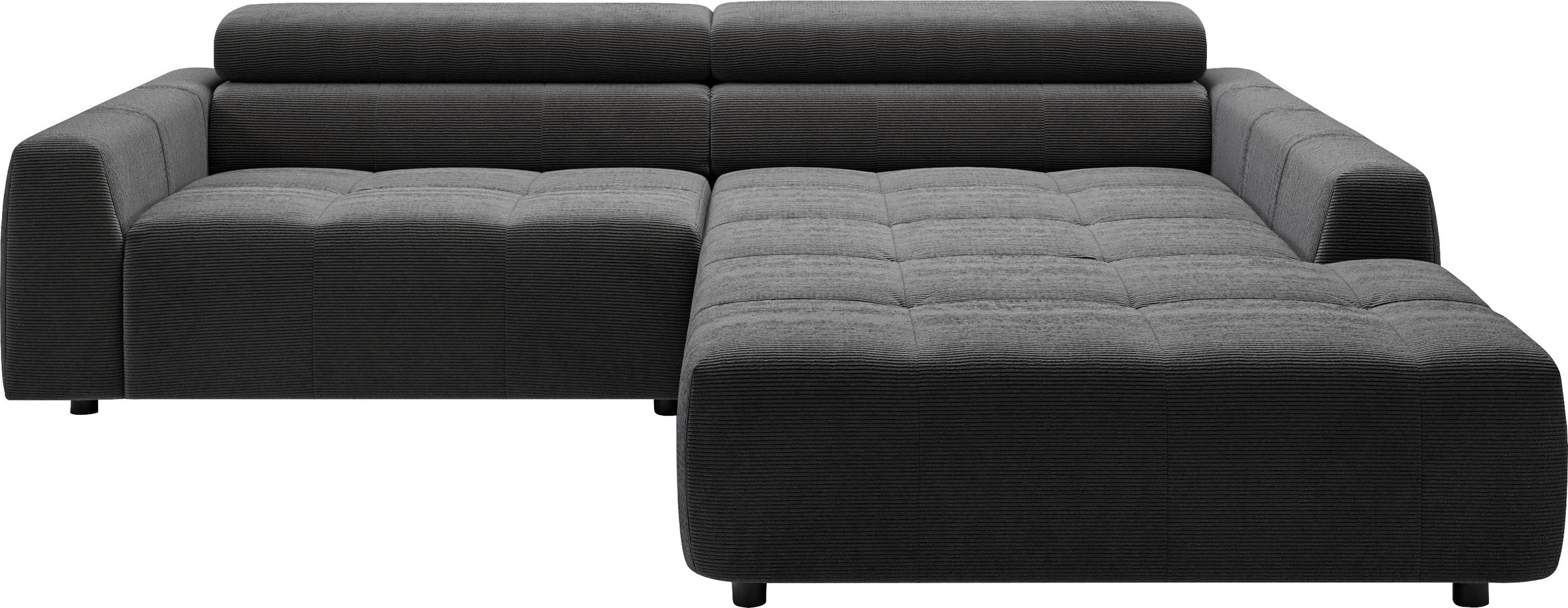 3C Candy Ecksofa "Denver auch mit Cord- und Easy care-Bezug, Kopfteilverste günstig online kaufen