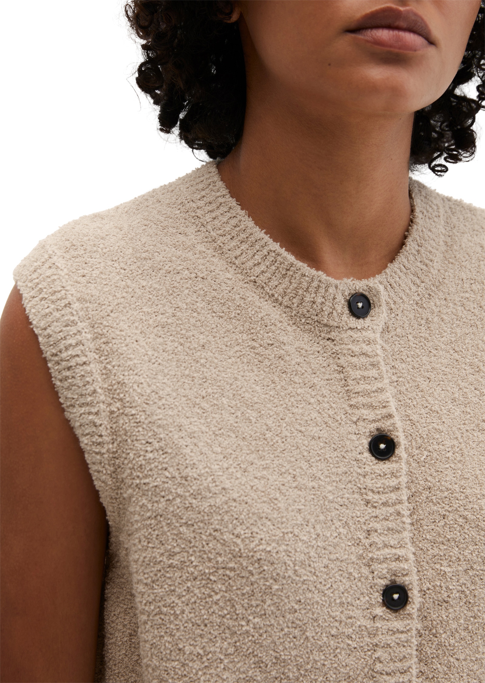 Marc O'Polo Strickweste »aus Bouclé-Garn«