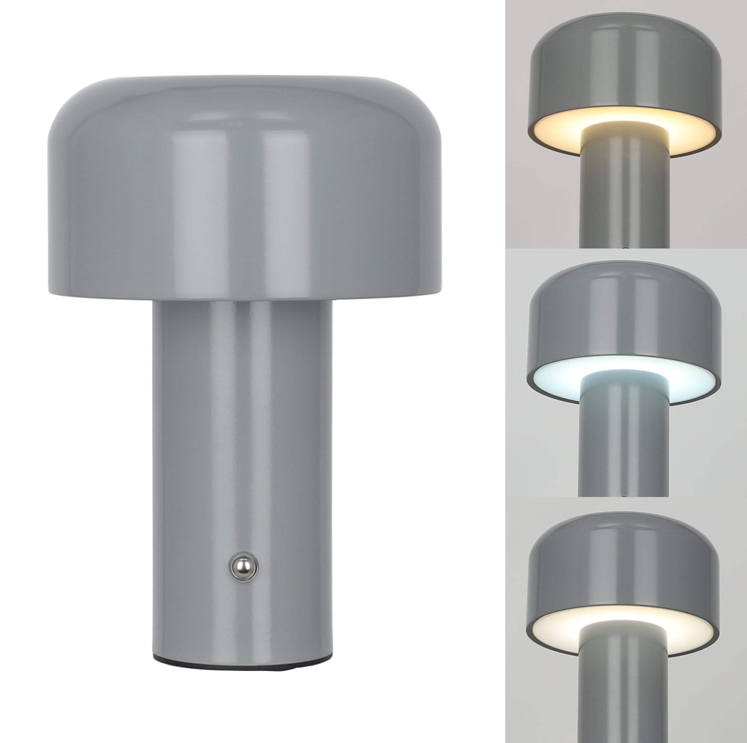 OTTO home LED Tischleuchte »Ronno« LED-Modul 1 Stk. warmweiß - kaltweiß USB-C, Akku, Typ-C-Ladekabel, CCT, Tischlampe kabellos, Akkulampe