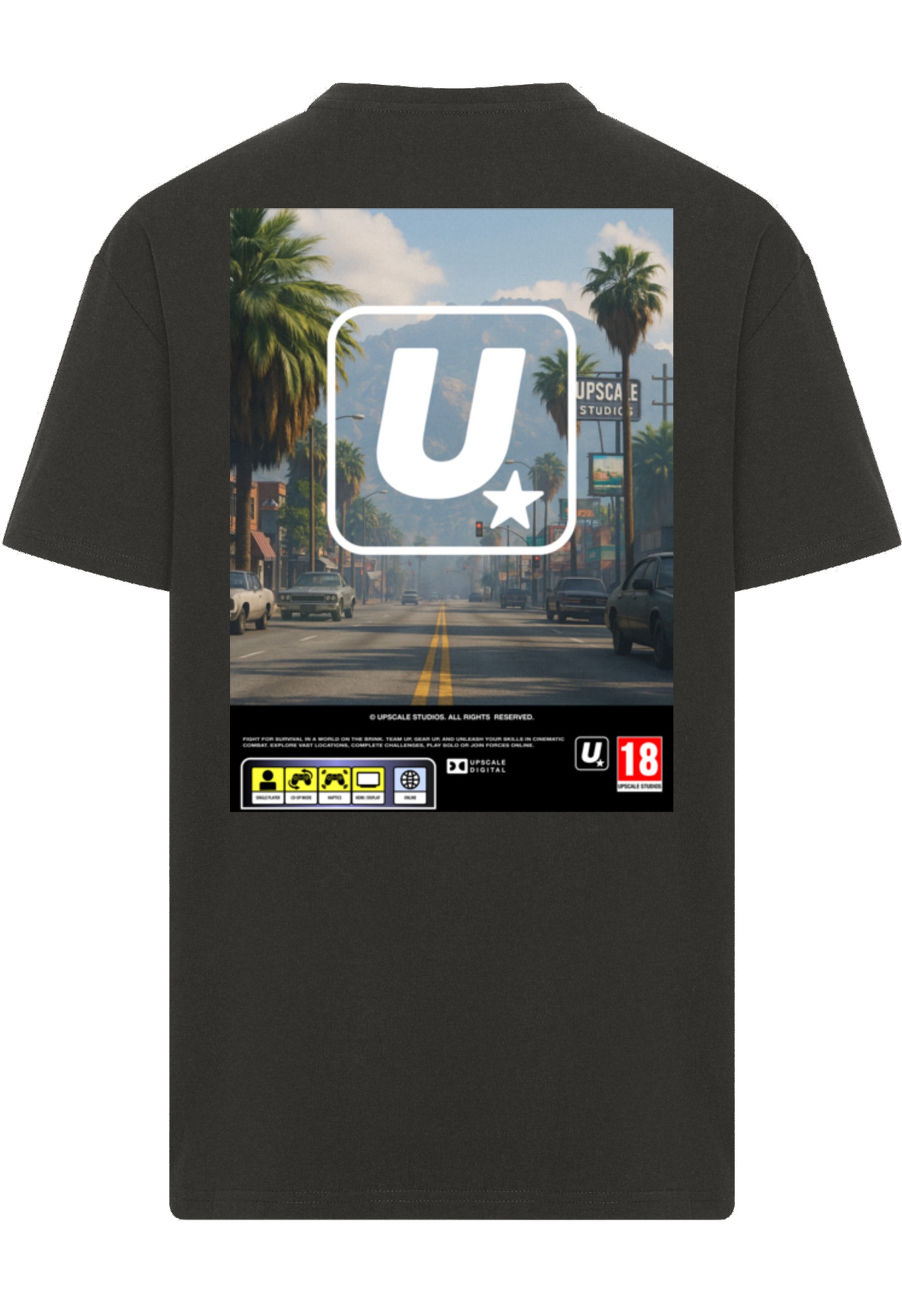 Upscale by Mister Tee T-Shirt »Upscale by Mister Tee UpCity Heavy Oversize Tee« 1