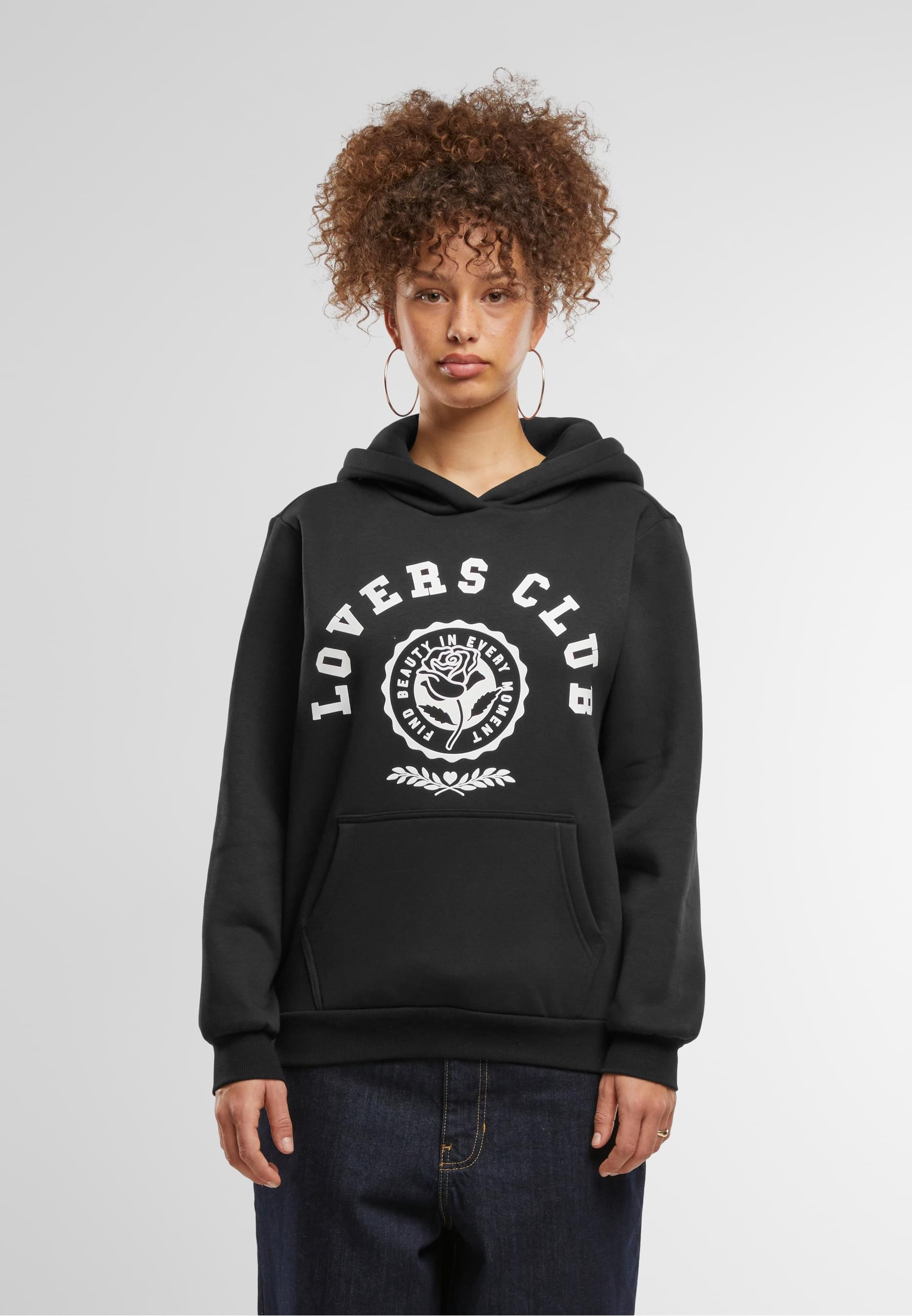 Miss Tee Kapuzenpullover »Miss Tee Lovers Club Ladies Fluffy Hoody«, (1 tlg.)