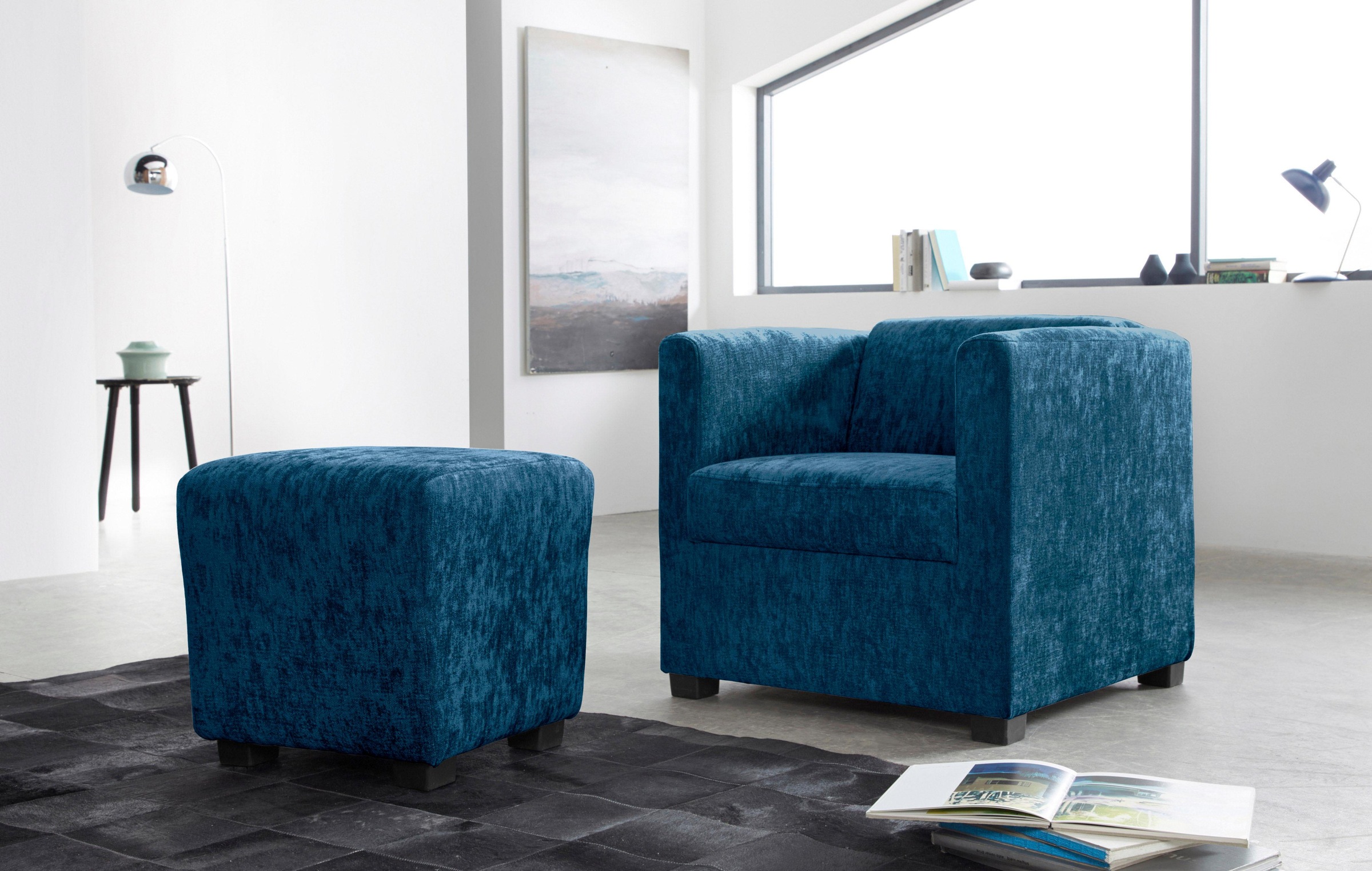 INOSIGN Sessel »Bob Cocktailsessel, Clubsessel, Loungesessel«, in verschiedenen modernen Farben und Qualitäten
