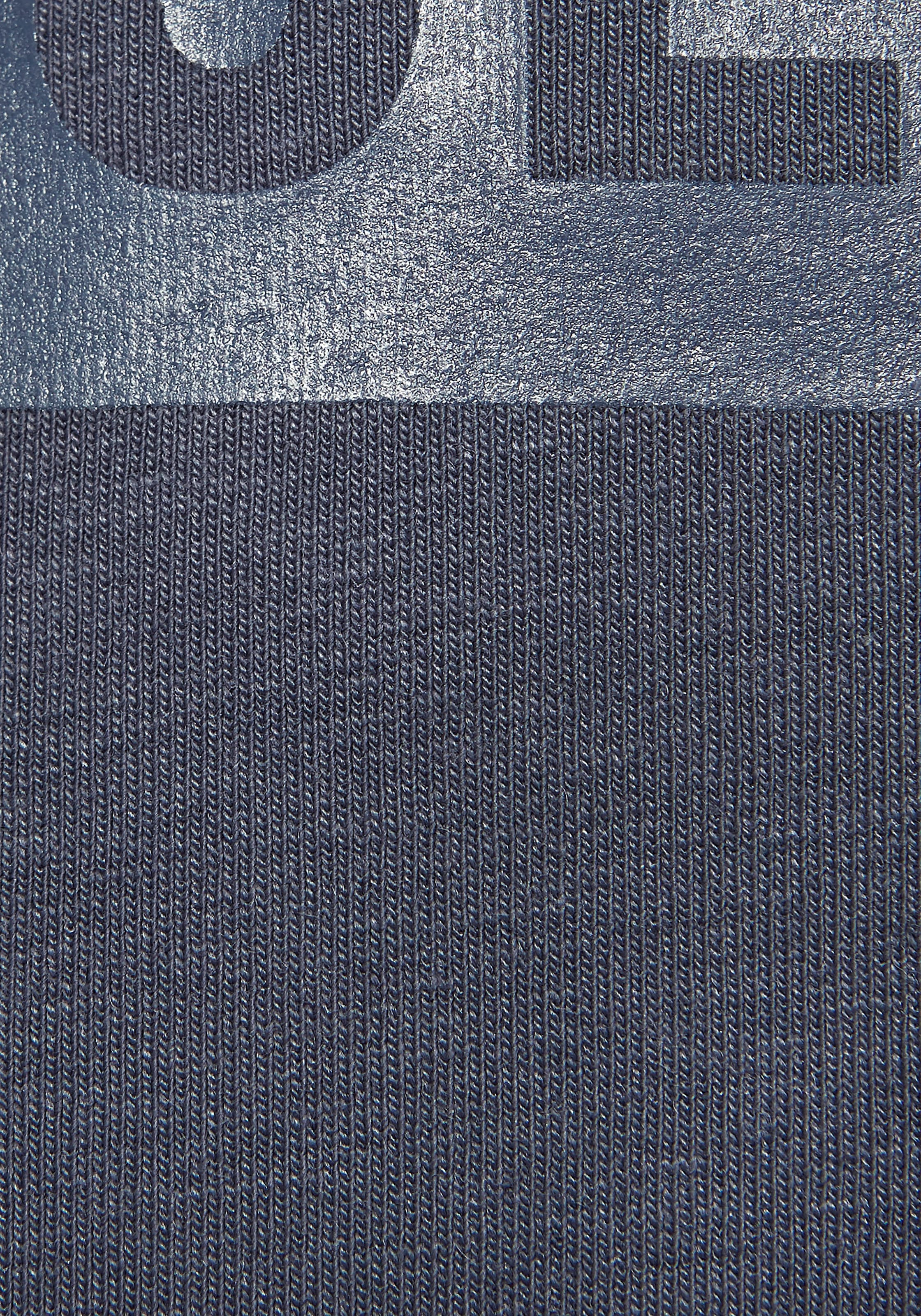 le jogger® Kapuzenpullover, mit Druck und Kordelzug