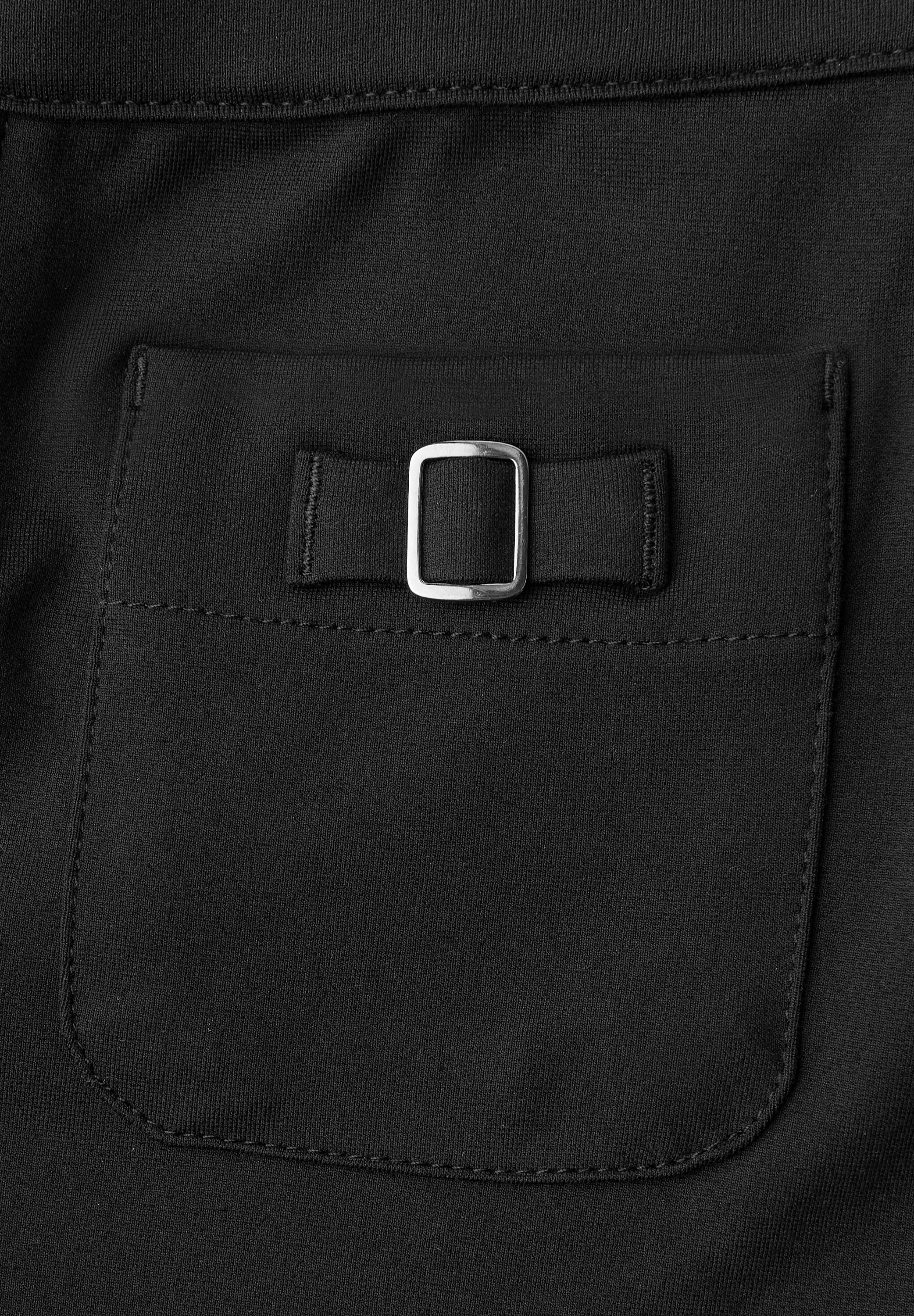 STREET ONE Dehnbund-Hose  mit Schnallen