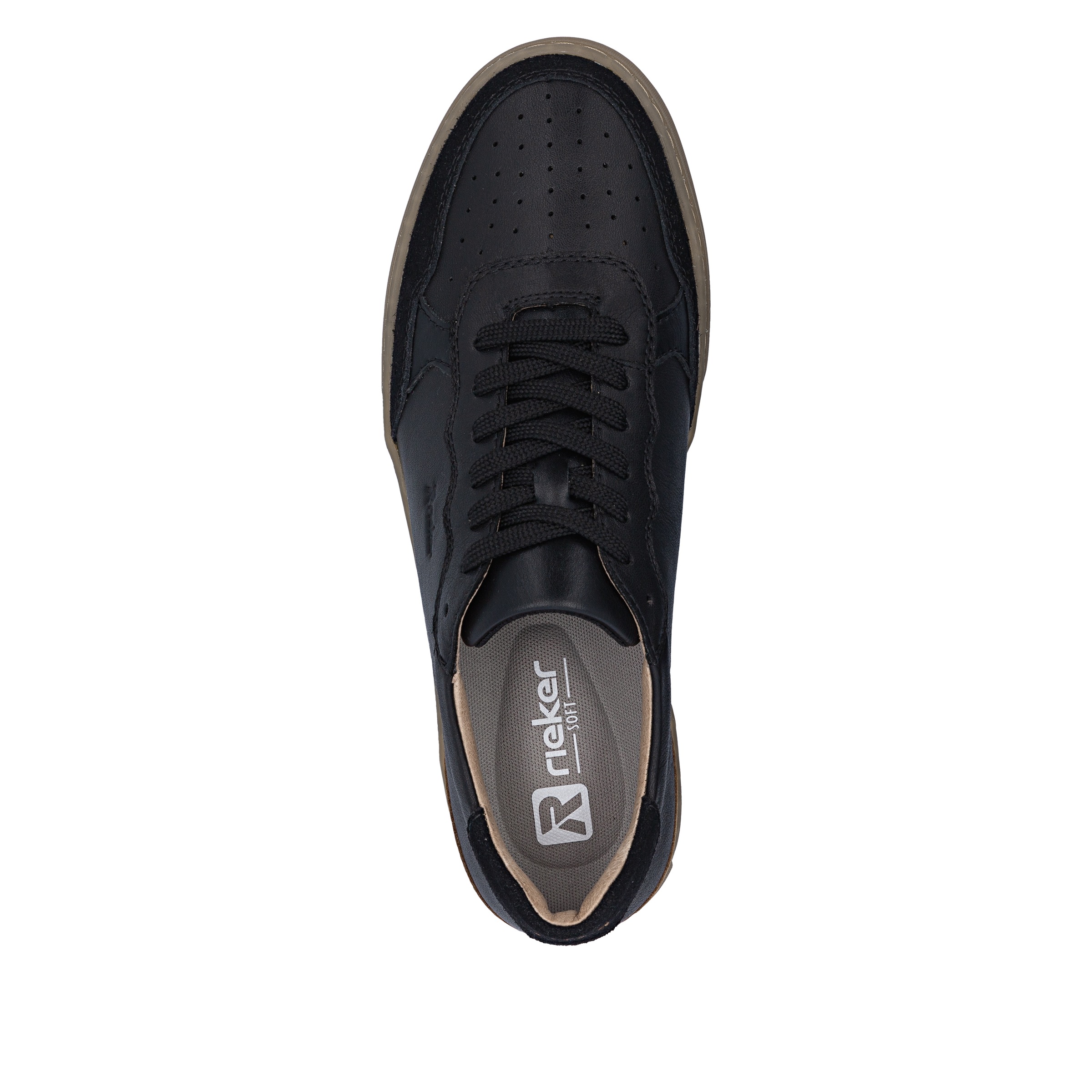 Rieker Sneaker  Basket-Sneaker, Halbschuh, Schnürschuh mit Perforation