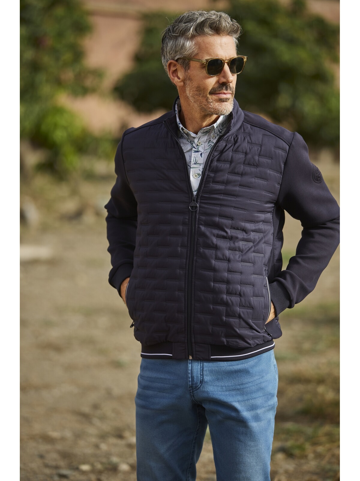 Babista Blouson »Steppjacke ZURELLO«, (1 St.), mit Ärmeln aus Softshell