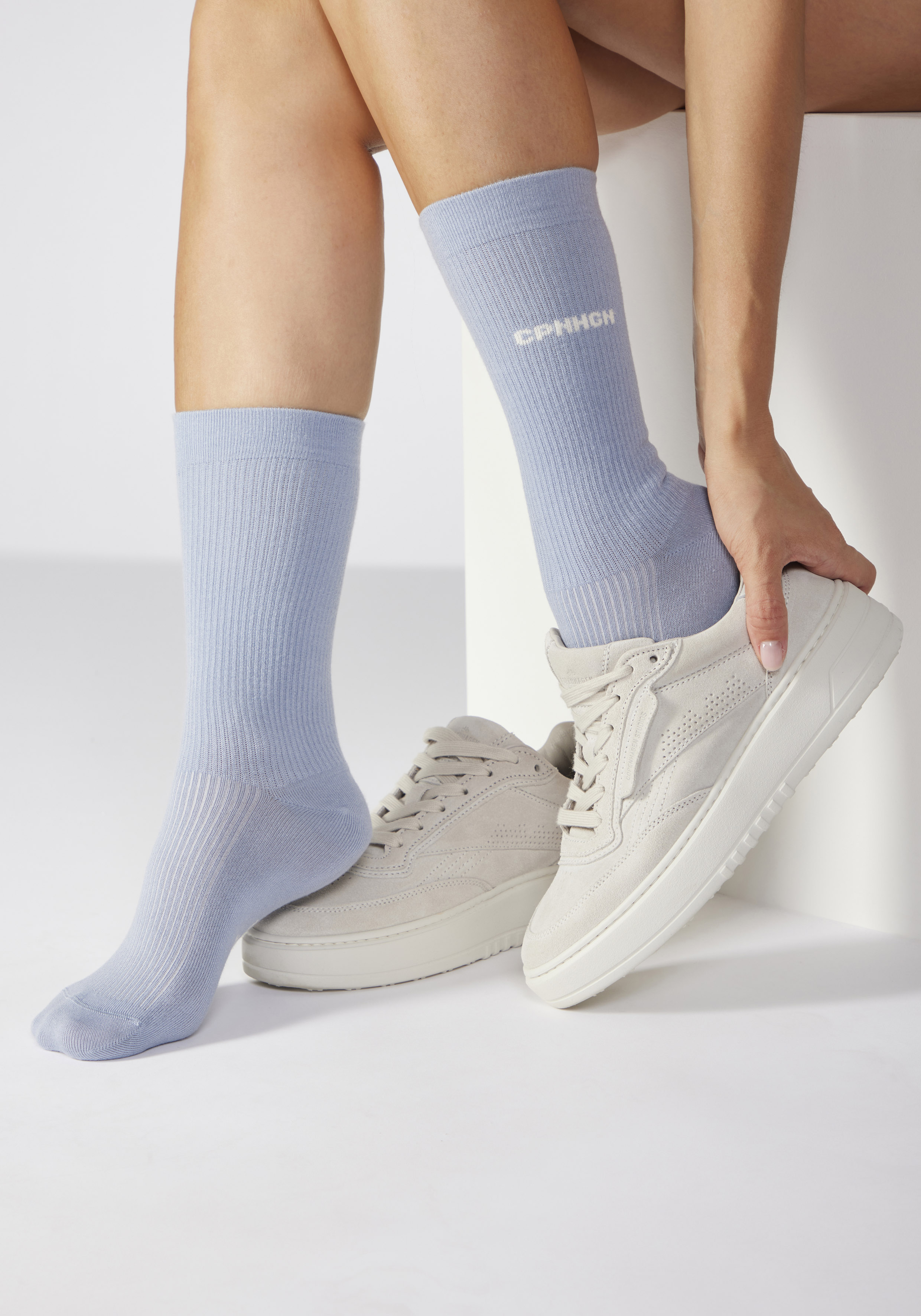 Thumbnail - Copenhagen Studios Basicsocken Packung, 3 Paar tlg. mit Rippstruktur und Stickerei