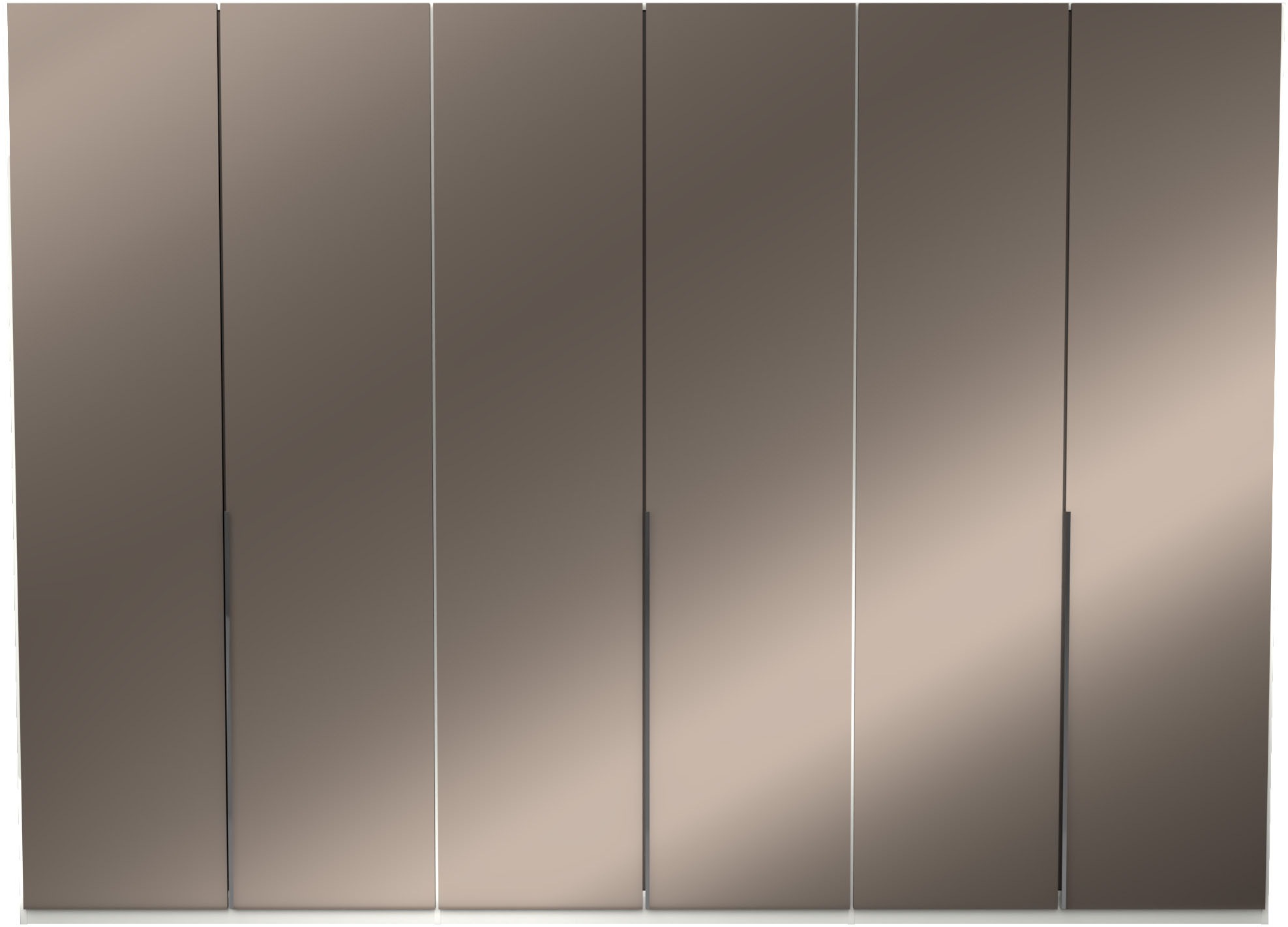 Thumbnail - Musterring Kleiderschrank "San Diego, Kleiderschrank, Schrank, Garderobe, mit Glastüren" weiß, Türen gedämpft, 2 Höhen, ...