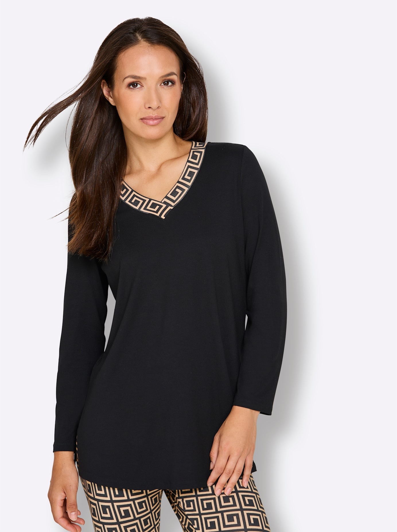 CREATION L PREMIUM Langarmshirt »Longshirt« 1 tlg.