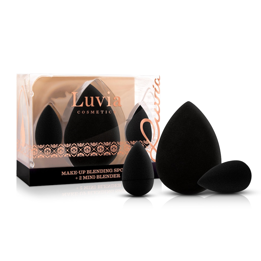 Luvia Cosmetics Make-up Schwamm, (Set, 3 tlg.)