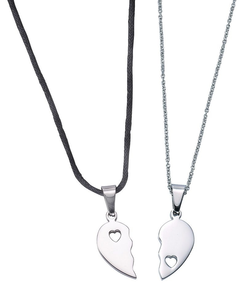 Firetti Schmuckset »Multipack Schmuck Geschenk Halsketten LIEBE«, (4 tlg.)