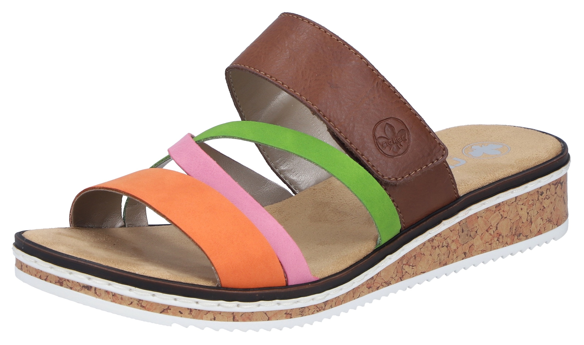 Rieker Pantolette  Keilabsatz, Sommerschuh, 150 Jahre RIEKER Jubiläumsartikel