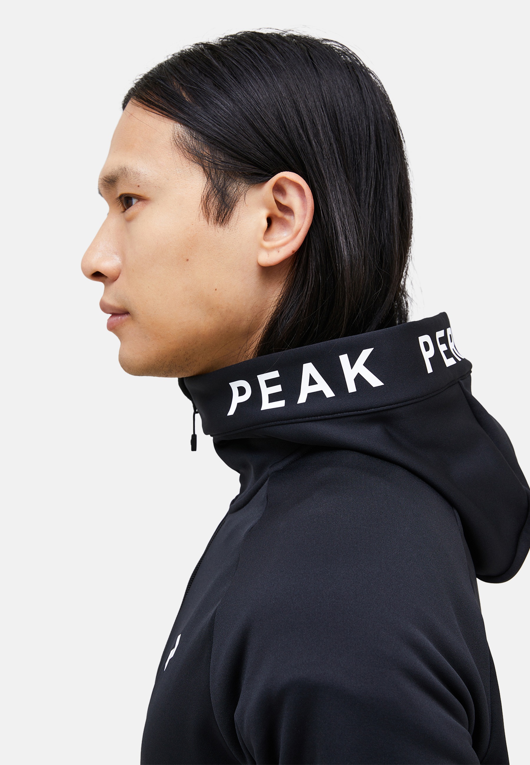 Peak Performance Fleecejacke »M Rider Zip Hood« mit Label-Applikationen