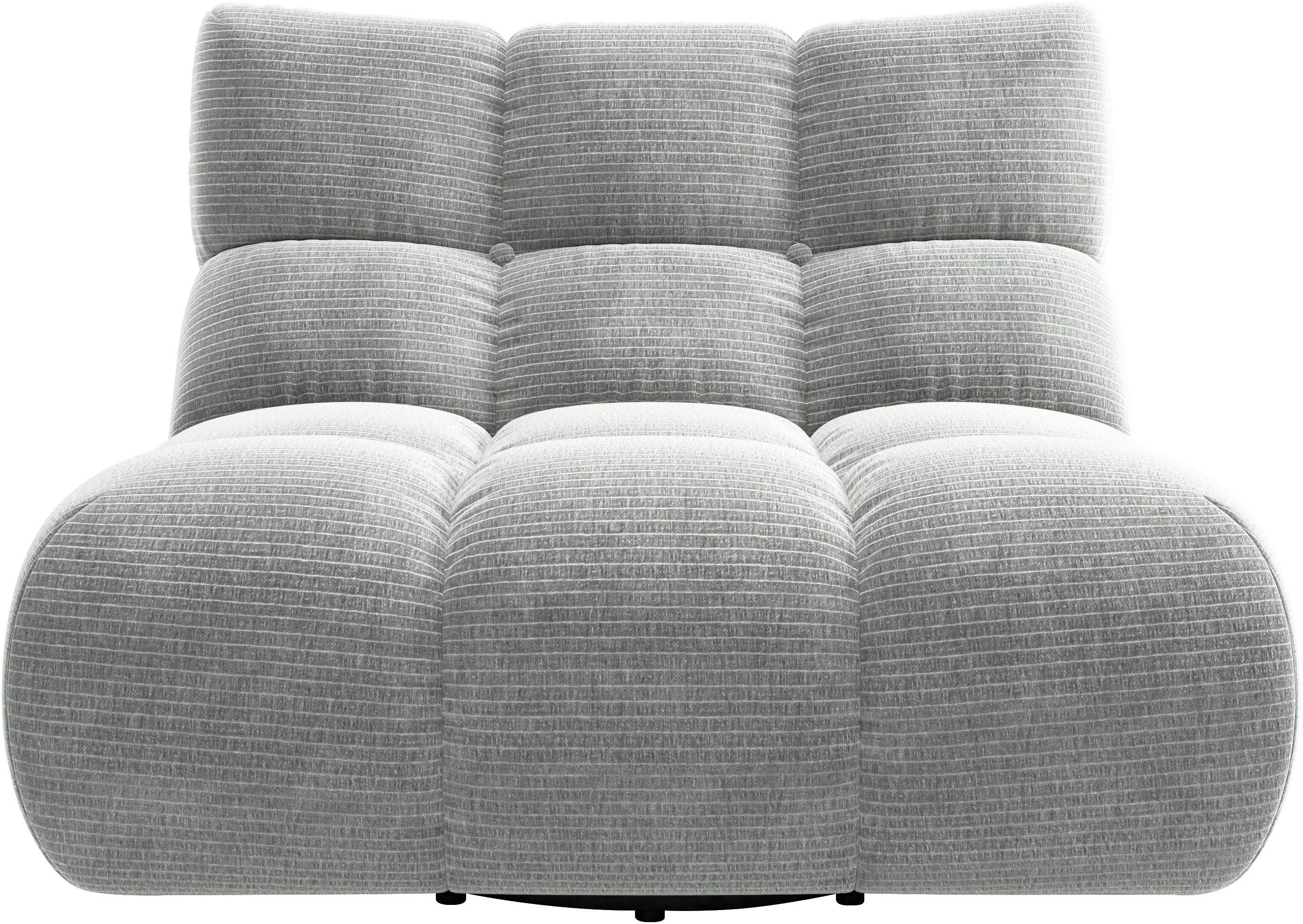Home affaire 1,5-Sitzer "Cozy Bubble, 360 drehbarer Sessel, Breite 107 cm" mit eleganter Steppung, Rundumbezug & weicher Polsterung