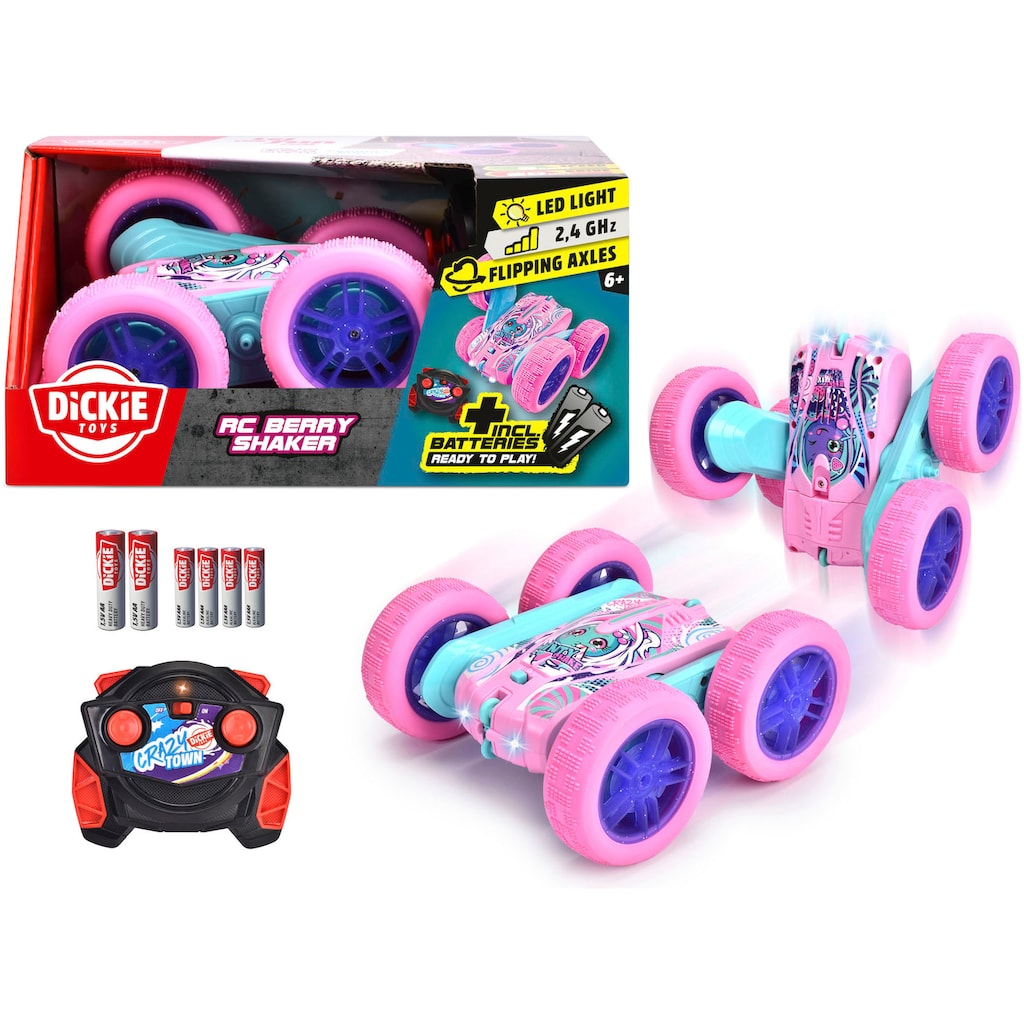 Dickie Toys RC-Auto »RC Berry Shaker, 2,4 GHz«, mit Rotations- u. Flip-Funktion