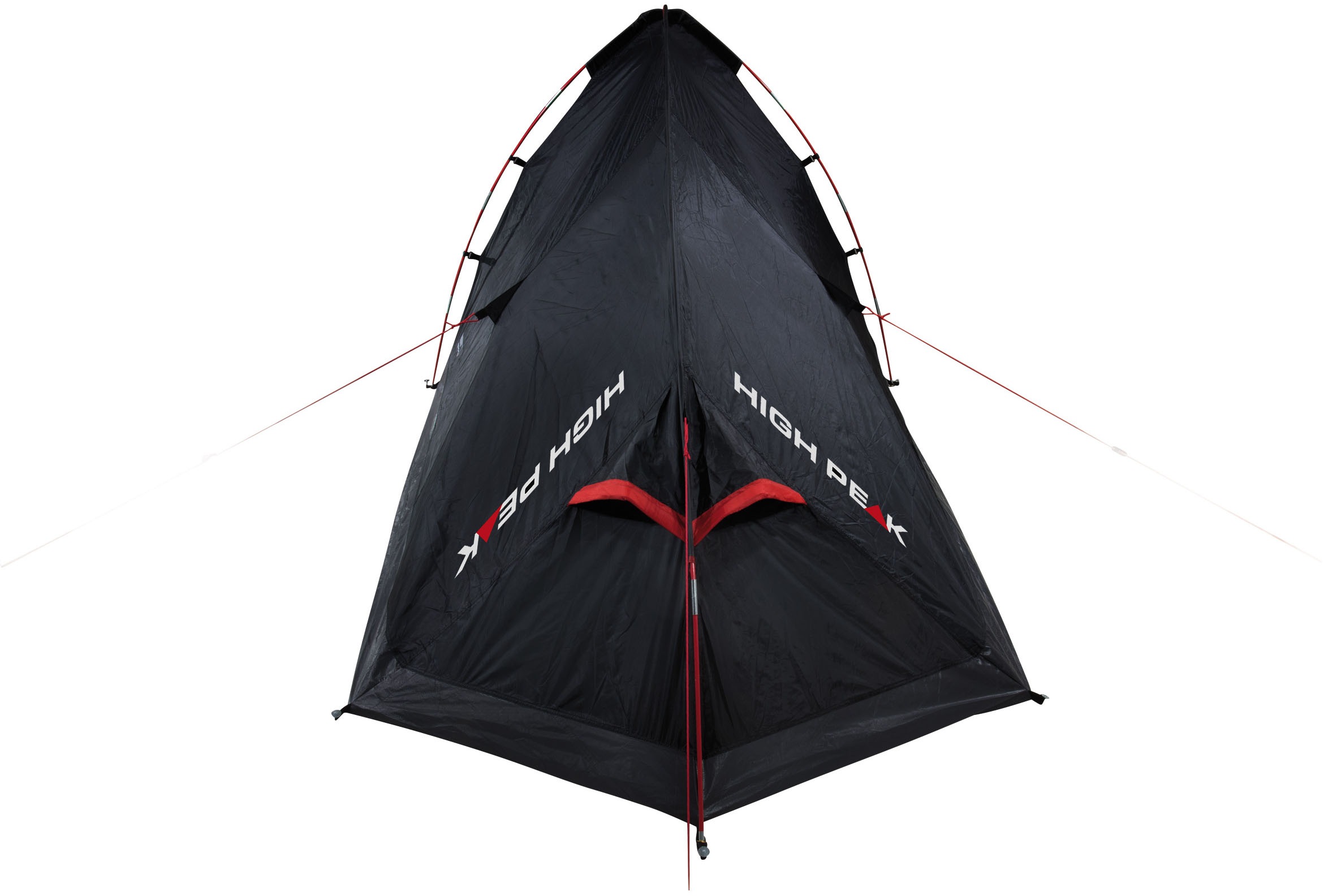 Bikerzelt HIGH PEAK "Minitramp 2", schwarz, Zelte, B/H/L: 140cm x 115cm x 230cm, sehr leicht, kleines Packmaß, B:140cm H:115cm L:230cm 2