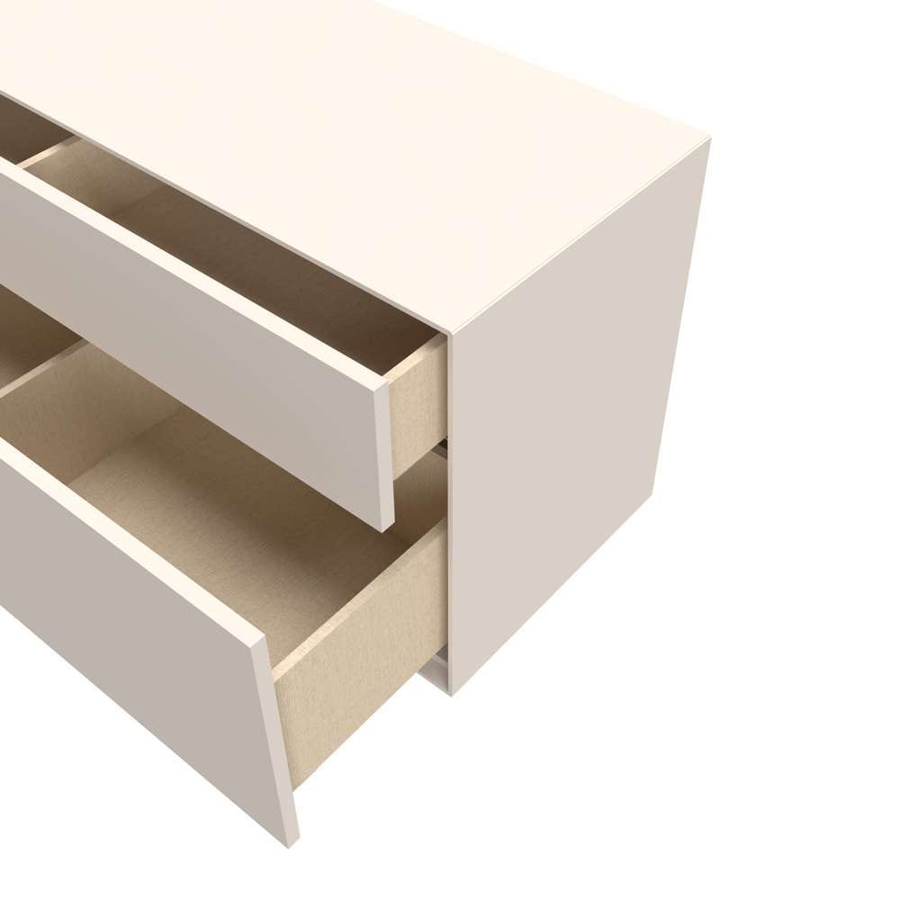 LeGer Home by Lena Gercke Lowboard »Essentials, TV-Board, TV-Kommode, TV-Schrank,  TV-Möbel« 2 Stk. tlg. Breite: 277 cm, UV lackiert, Push-to-open-Funktion