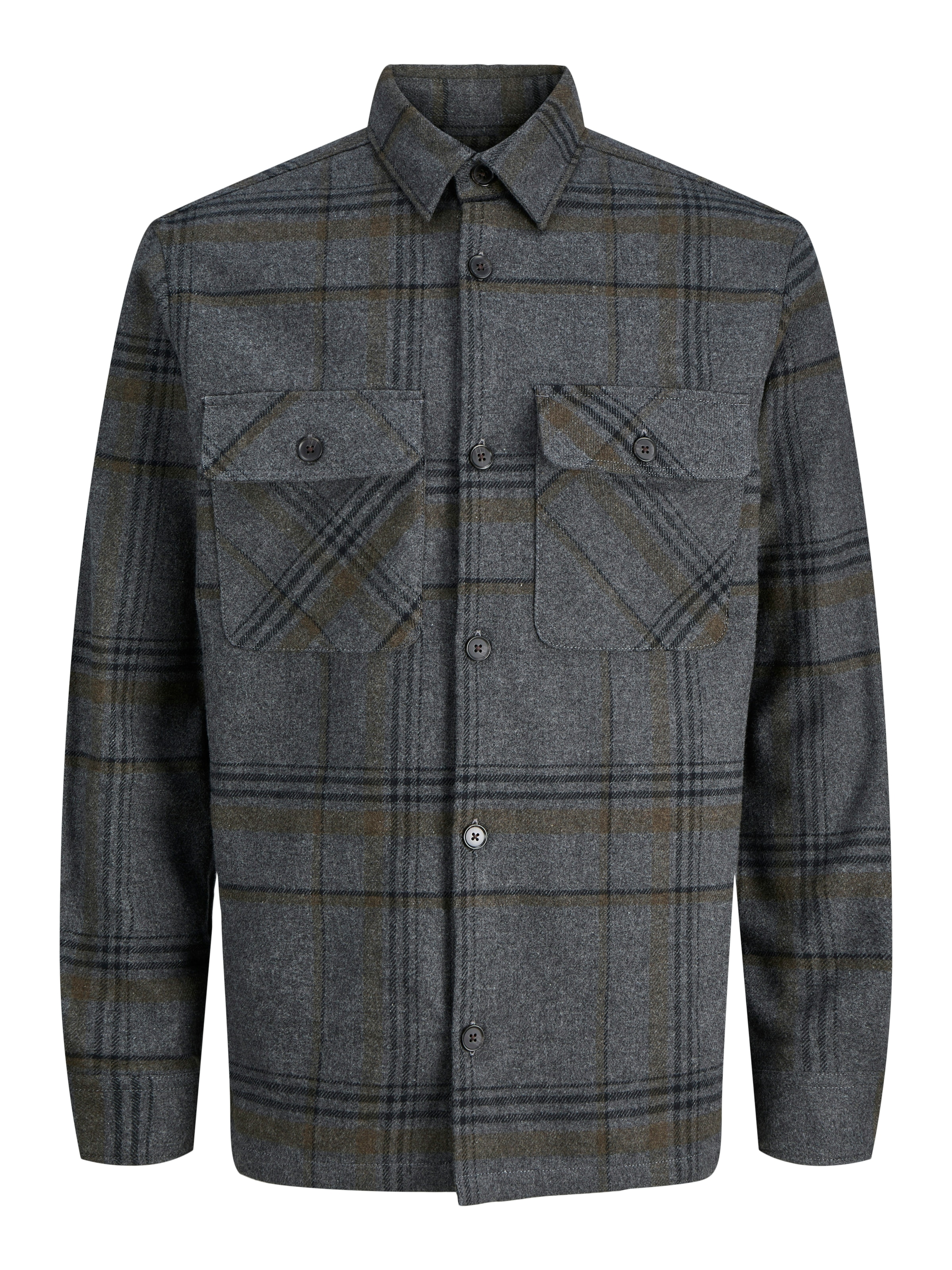 Jack & Jones Langarmhemd "JPRRAYLE MELANGE CHECK L/S OVERSHIRT SN" günstig online kaufen