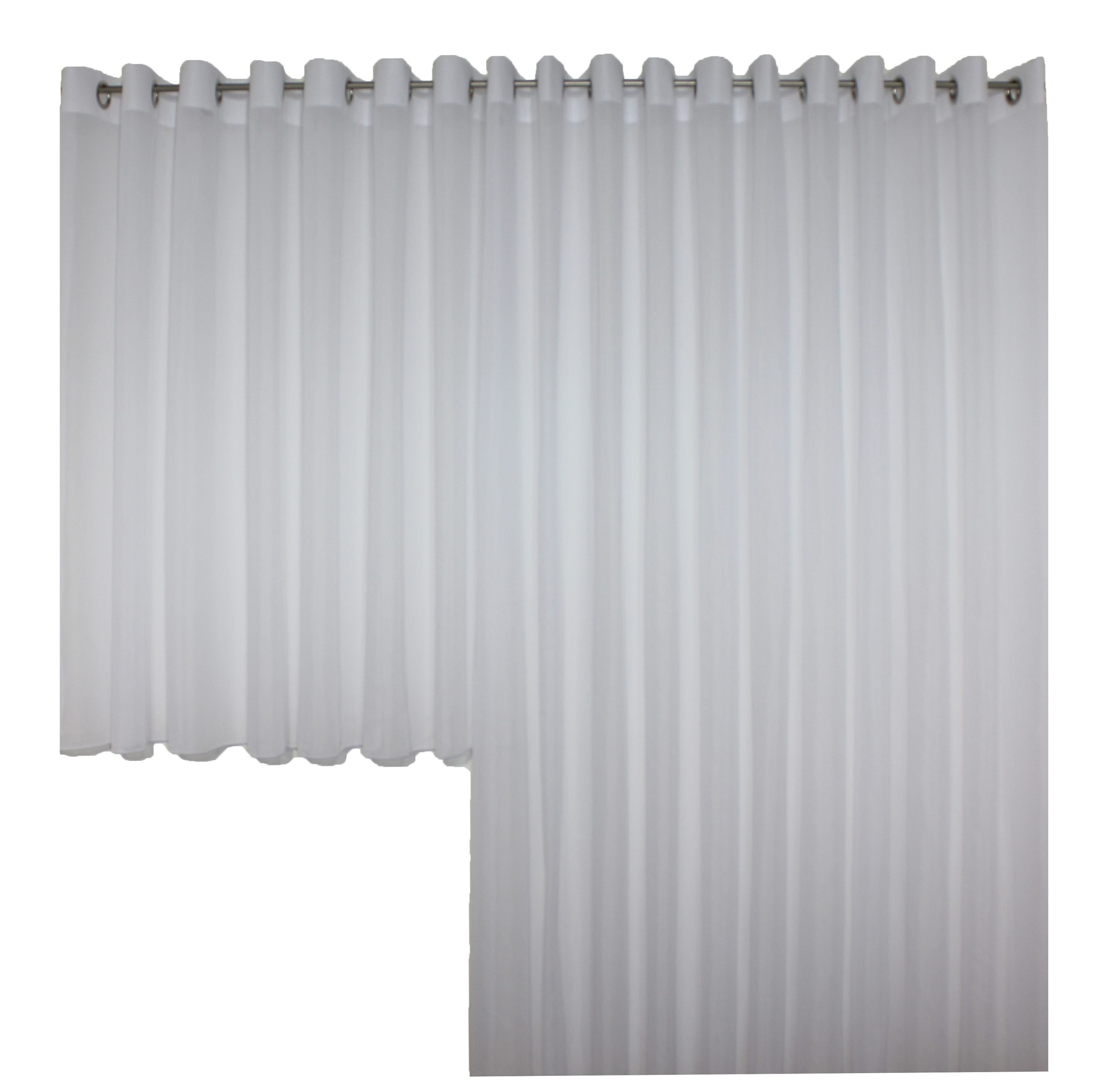 Thumbnail - Wirth Gardine "Audrey" Ösen 1 Stk. tlg. Fertigstore mit Ösen (Ø 4 cm) nach Maß