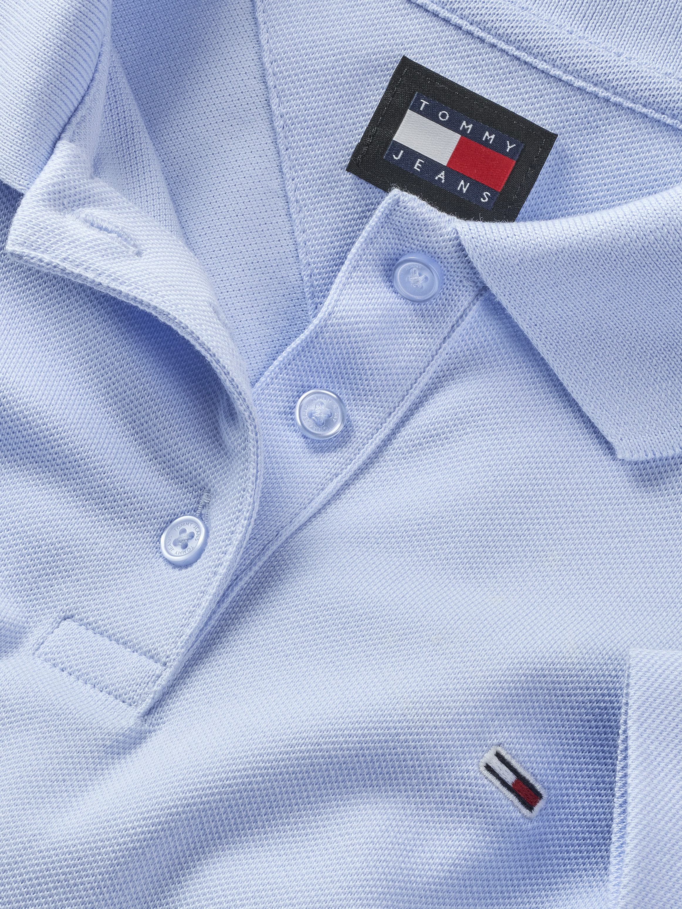 Tommy Jeans Poloshirt »TJW SLIM ESSENTIAL POLO SS«, mit Logostickerei