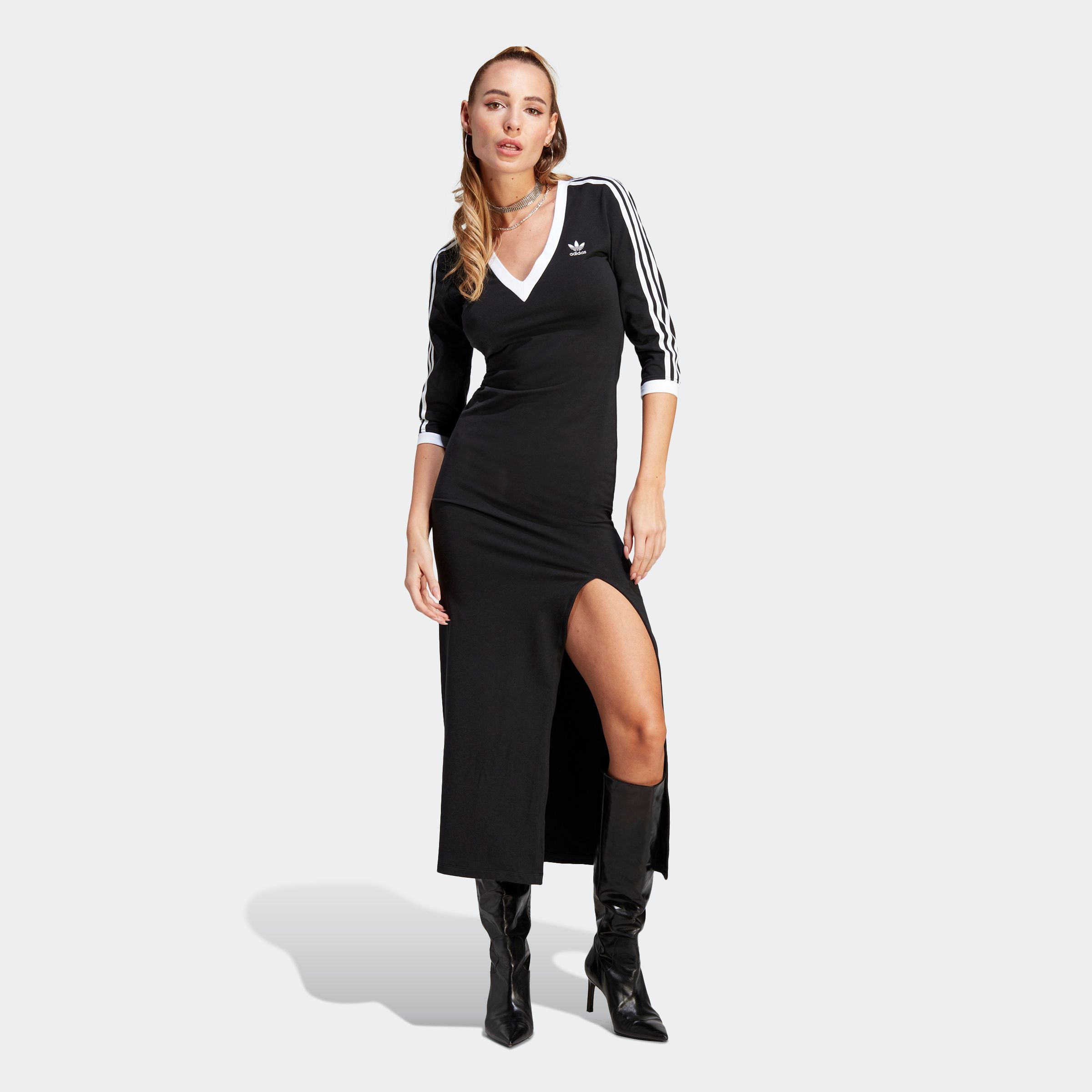 adidas Originals Maxikleid "MAXI DRESS V" 1 Stk. tlg. günstig online kaufen