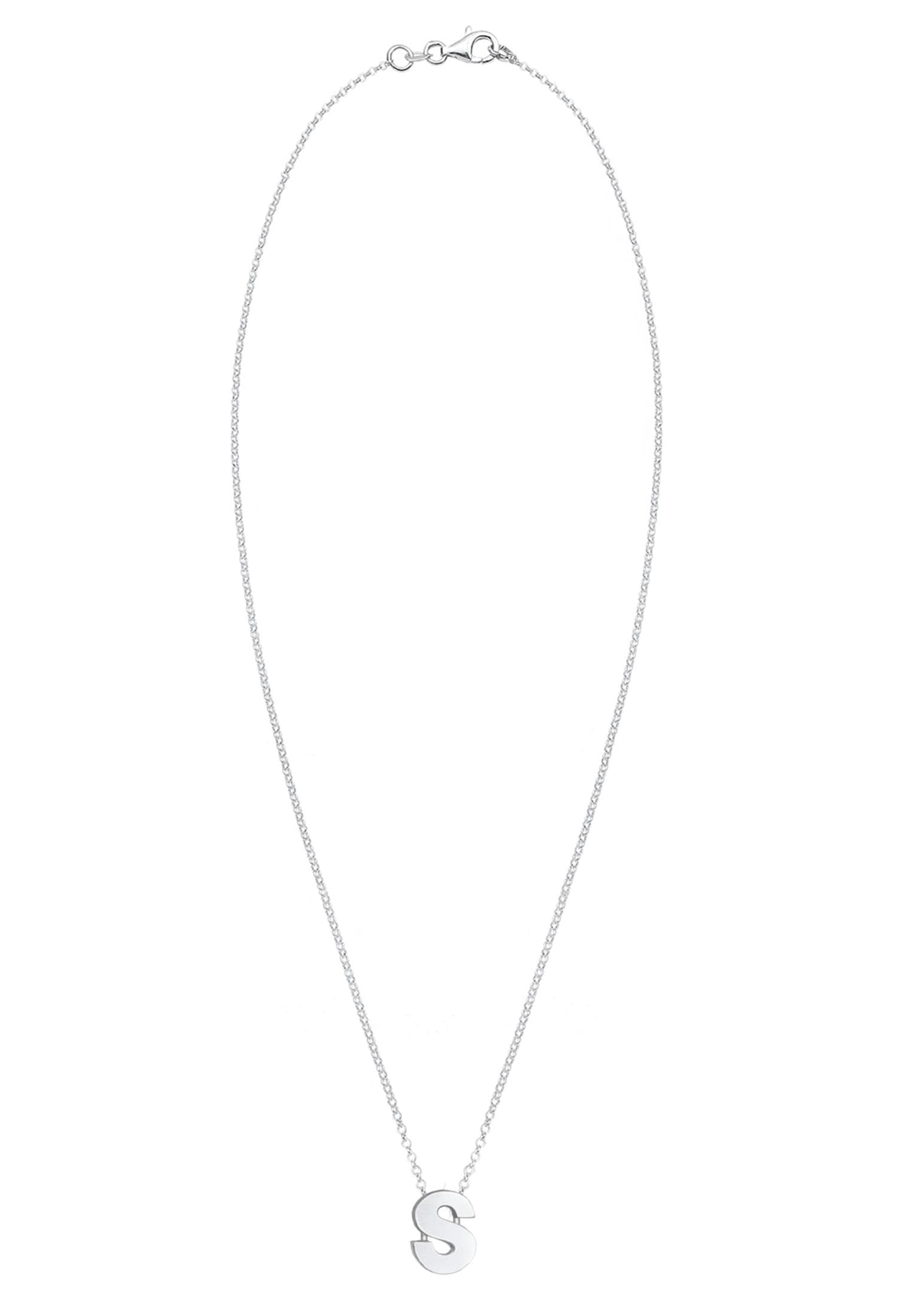 Elli Kette mit Anhänger »Buchstabe S Initialen 925 Sterling Silver«