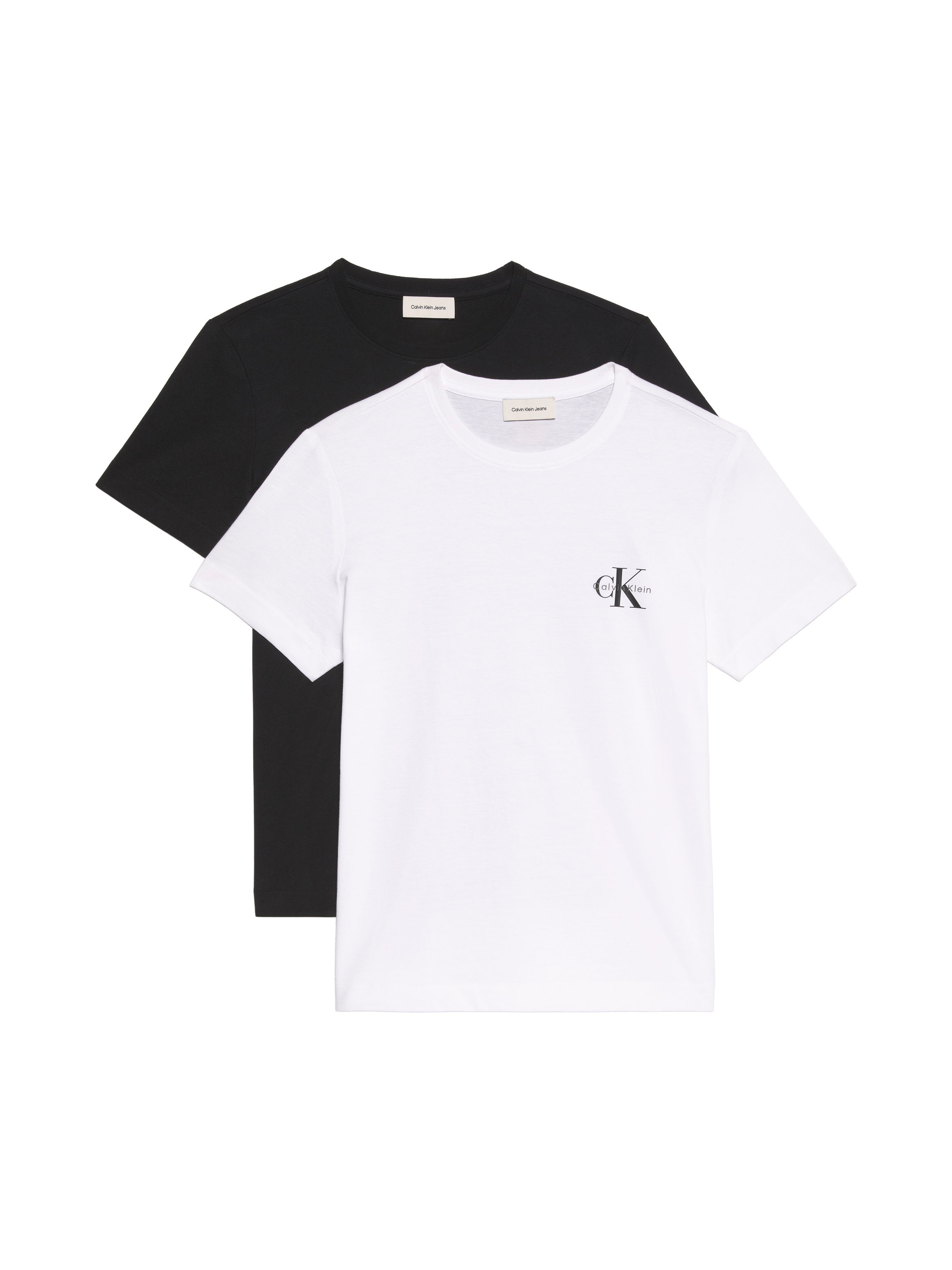 Calvin Klein Jeans T-Shirt "A- Logo CN 2 Pack Tee" Packung, 2er-Pack, 2 Stk günstig online kaufen