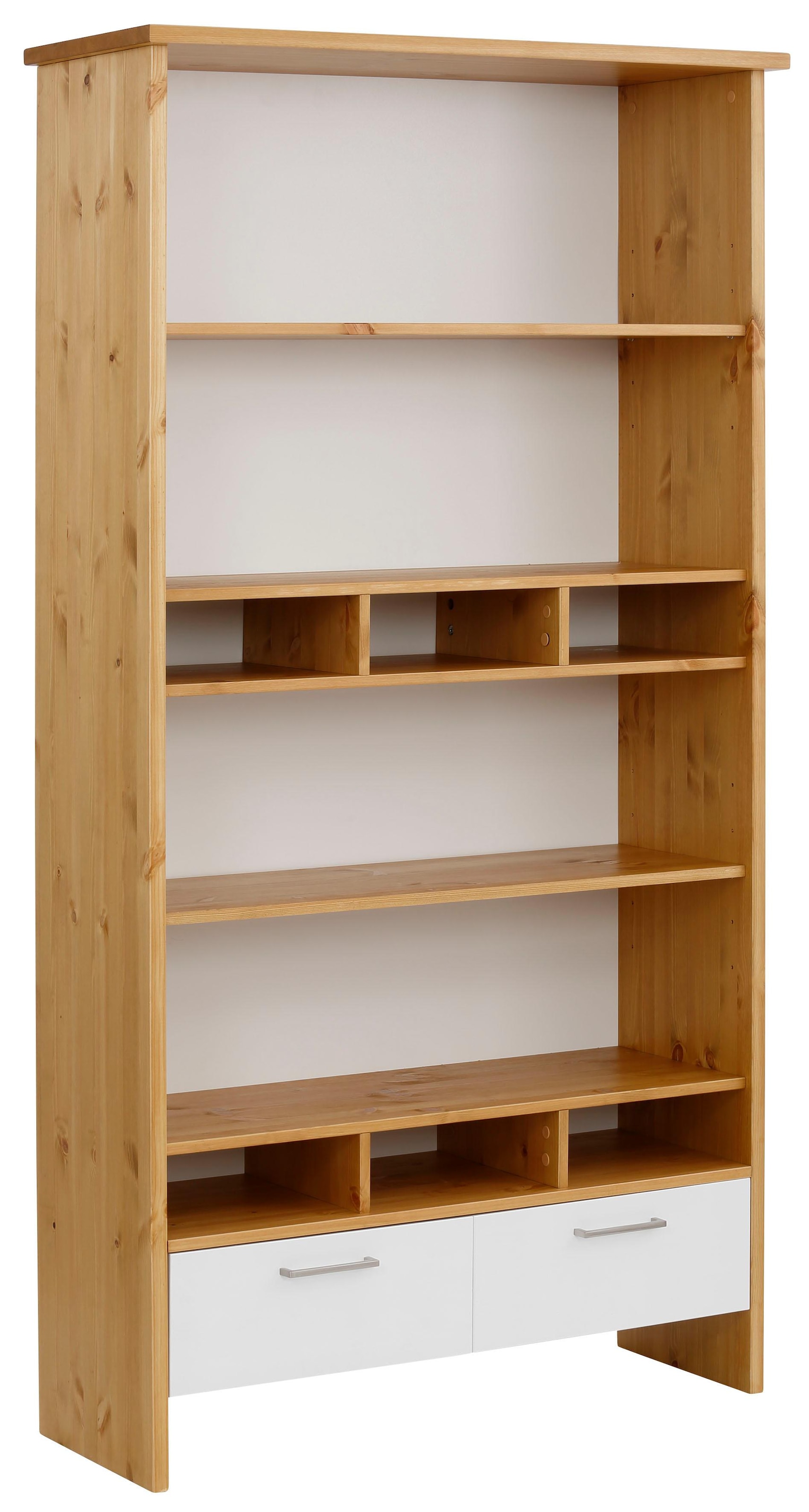 Home affaire Mehrzweckregal »Ixo«, Regal, Breite 101 cm, mit 2 Schubladen, aus masiver Kiefer, FSC®