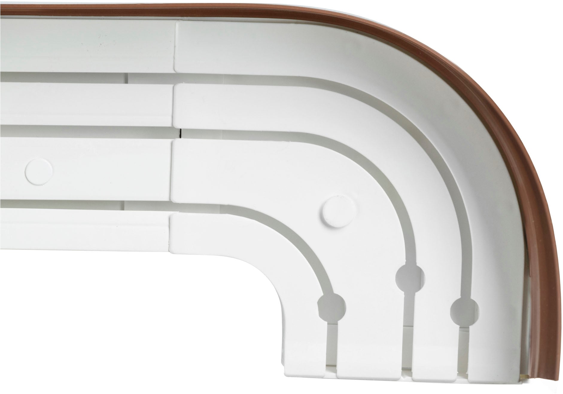 SN DECO GROUP Gardinenschiene »SH3«, 3 läufig-läufig, Fixmaß, mit Blende 5 cm