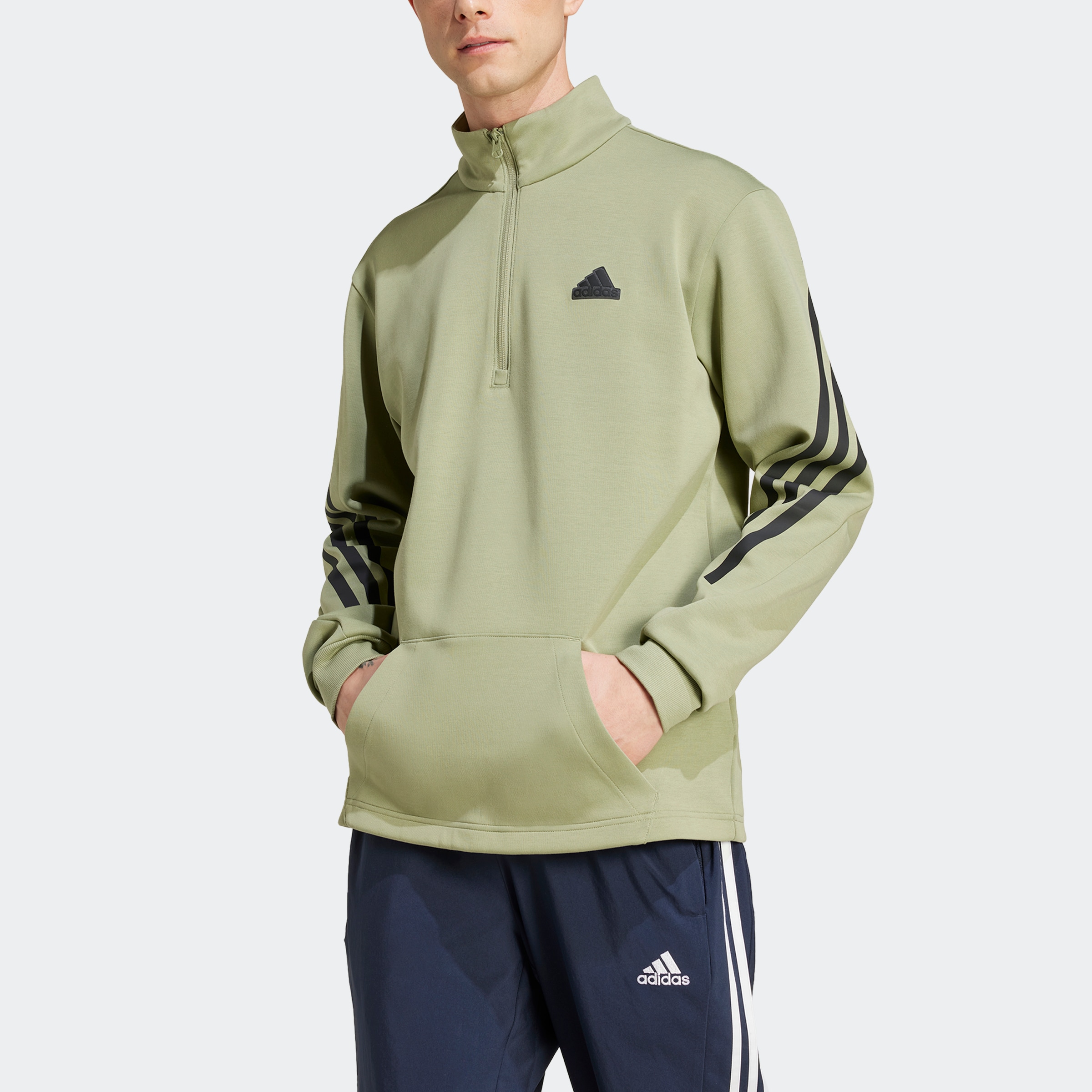 adidas Sportswear Rollkragenpullover »M FI 3S HALFZIP«