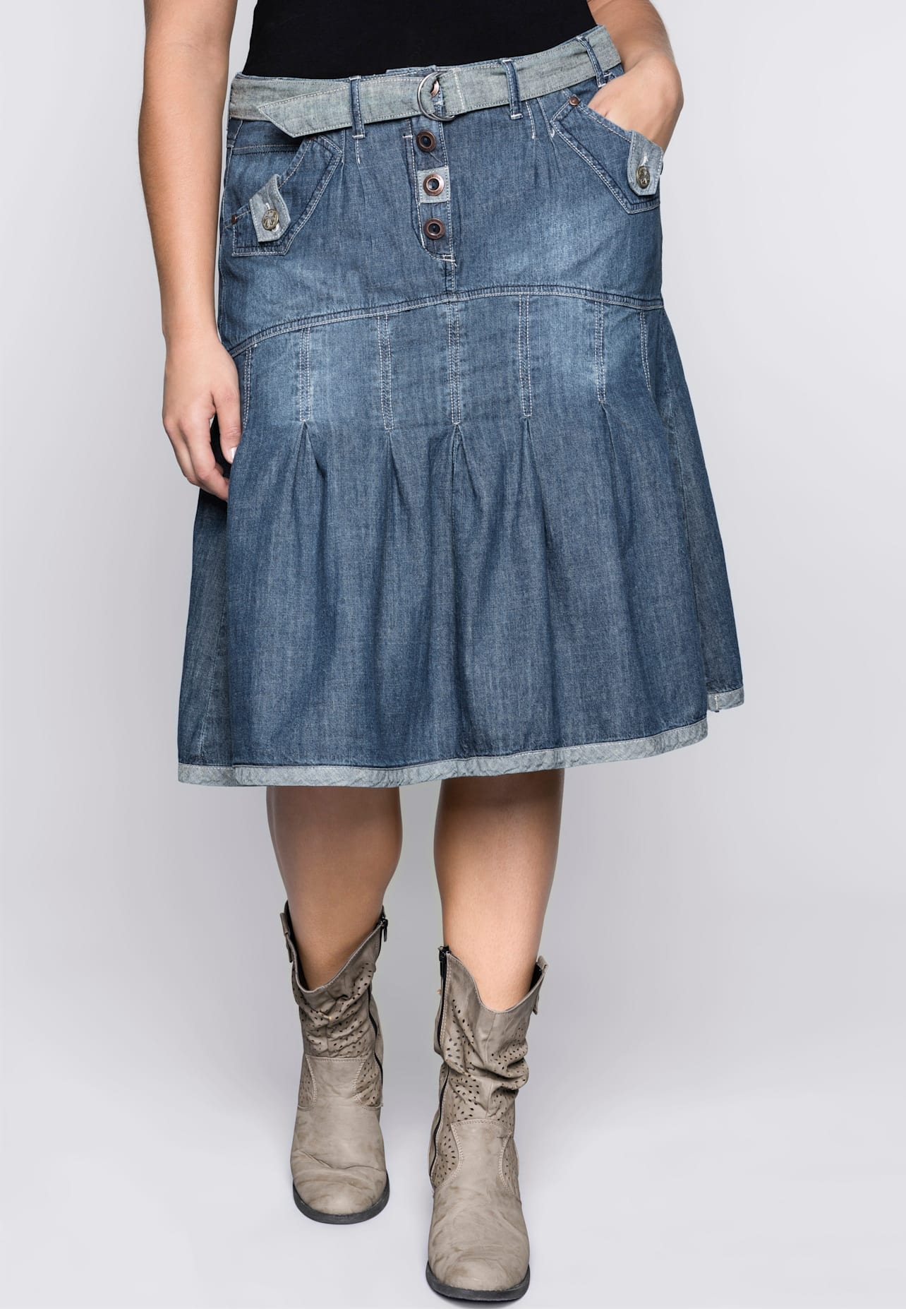 sheego by Joe Browns Jeansrock günstig online kaufen