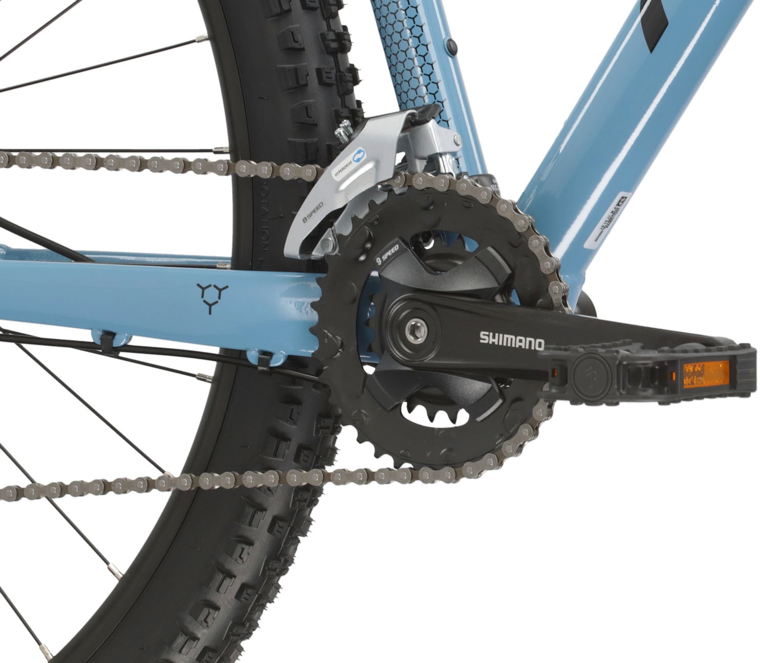 Kross Mountainbike »KROSS MTB Hardtail Hexagon 4.0 29" blau«, 16 Gang, Shimano, ACERA M3020 Schaltwerk, Kettenschaltung