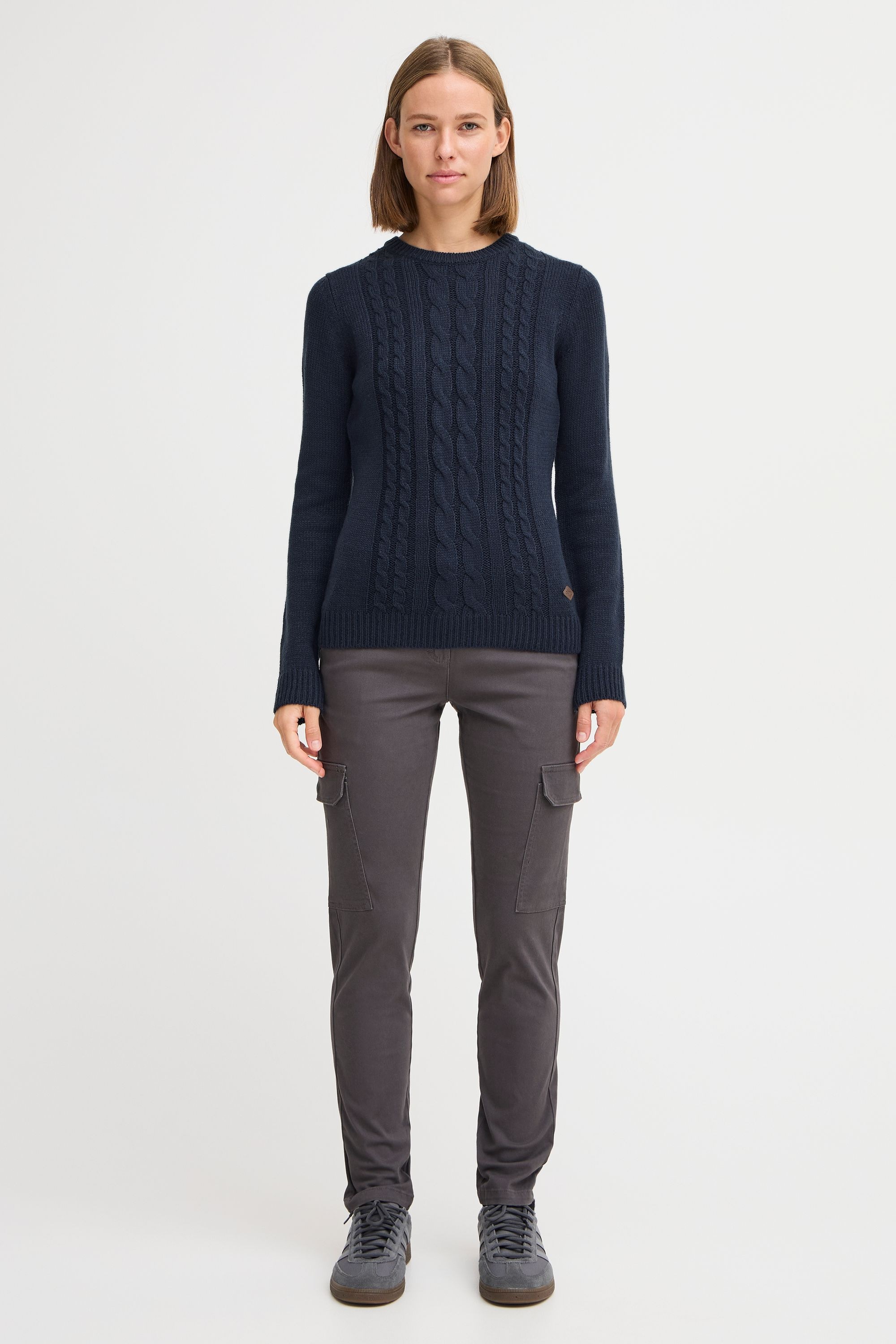 OXMO Strickfleece-Pullover »Strickpullover OXCARRYONE«
